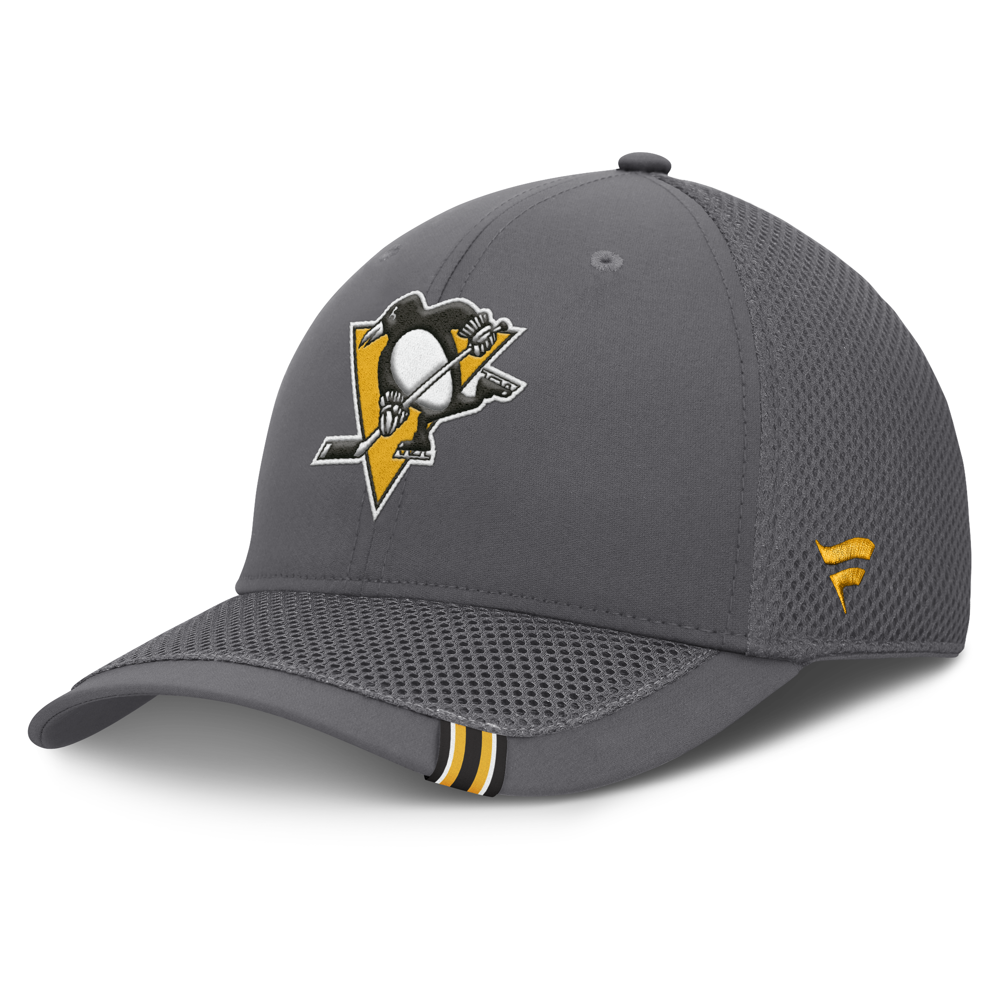 Fanatics Pittsburgh Penguins Clincher Team Stripes Flex Hat
