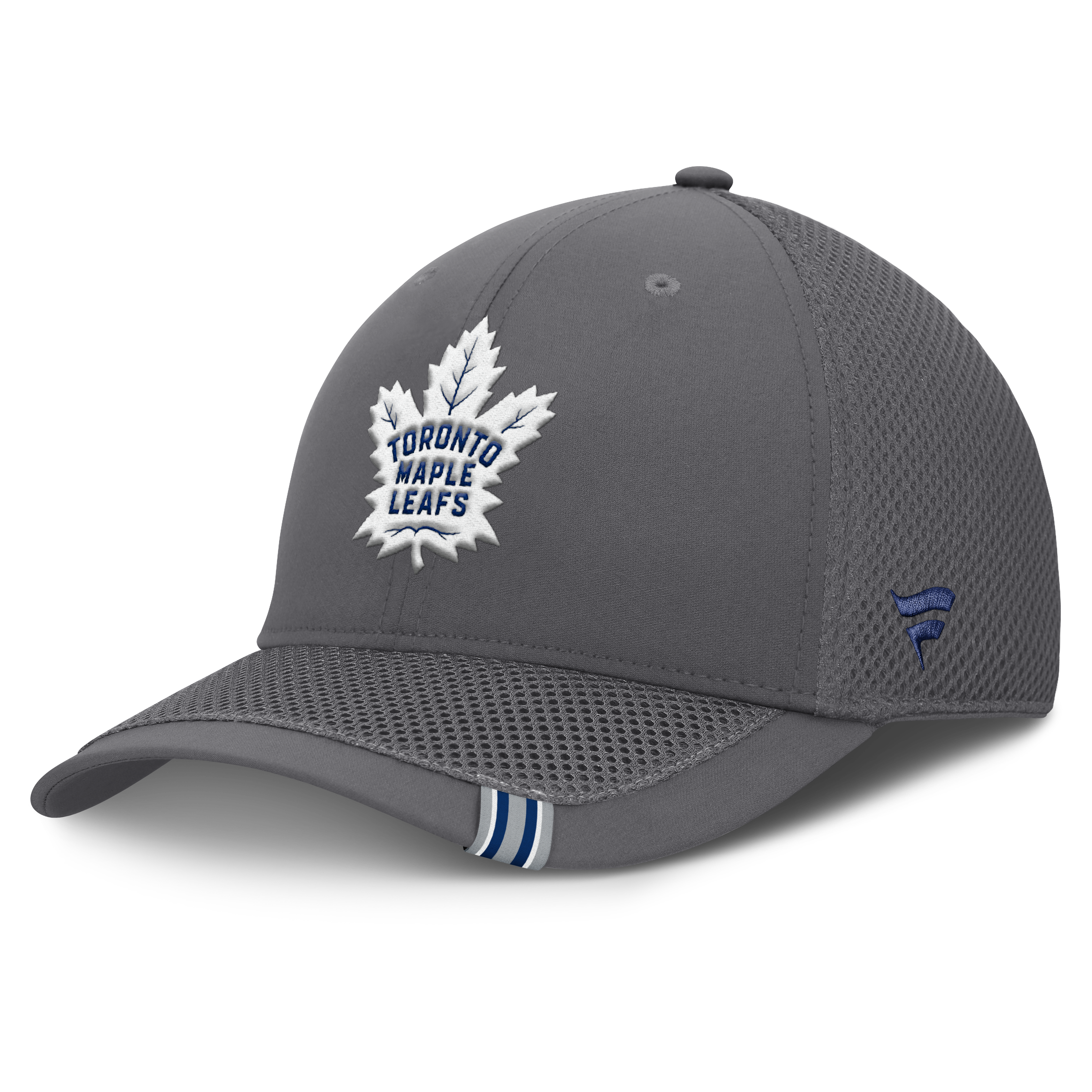 Fanatics Toronto Maple Leafs Clincher Team Stripes Flex Hat