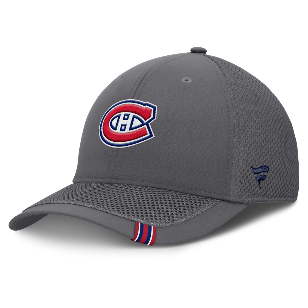 Fanatics Montreal Canadiens Clincher Team Stripes Flex Hat