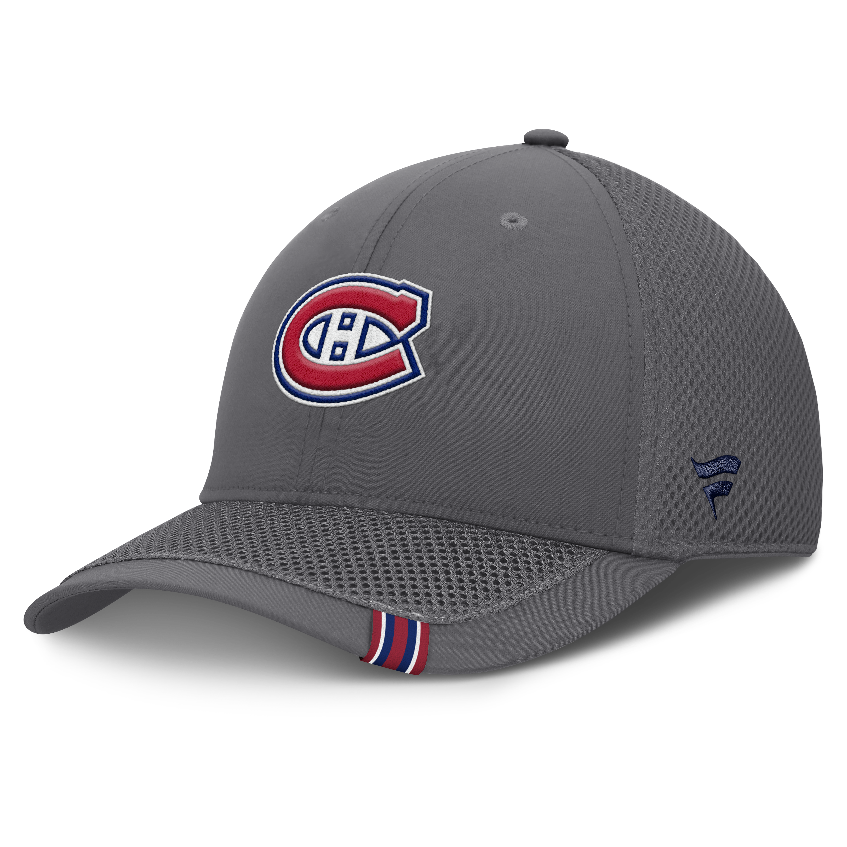 Fanatics Montreal Canadiens Clincher Team Stripes Flex Hat