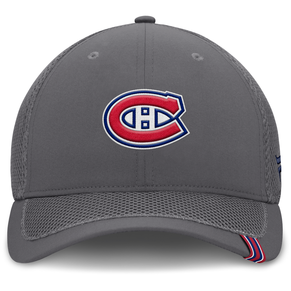 Fanatics Montreal Canadiens Clincher Team Stripes Flex Hat