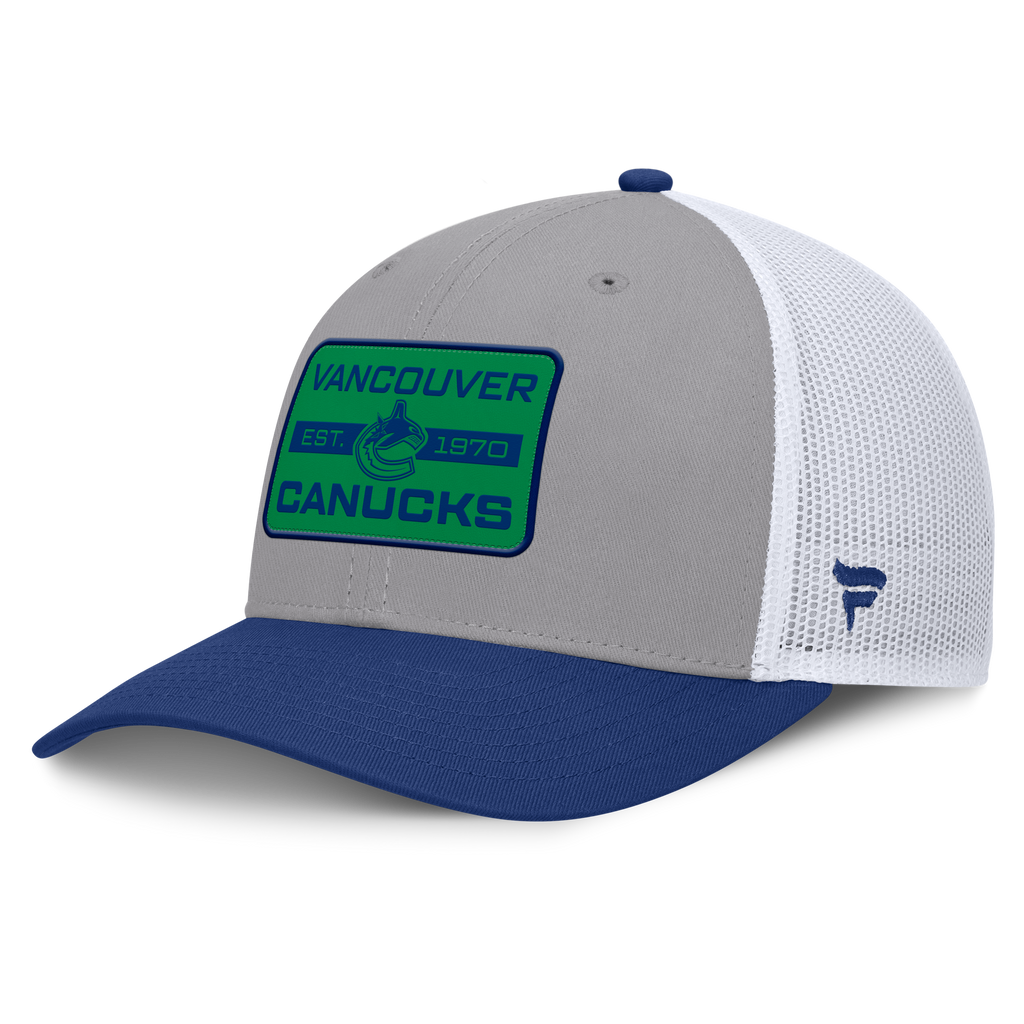 Fanatics Vancouver Canucks Fundamental Adapt Trucker Adjustable Hat