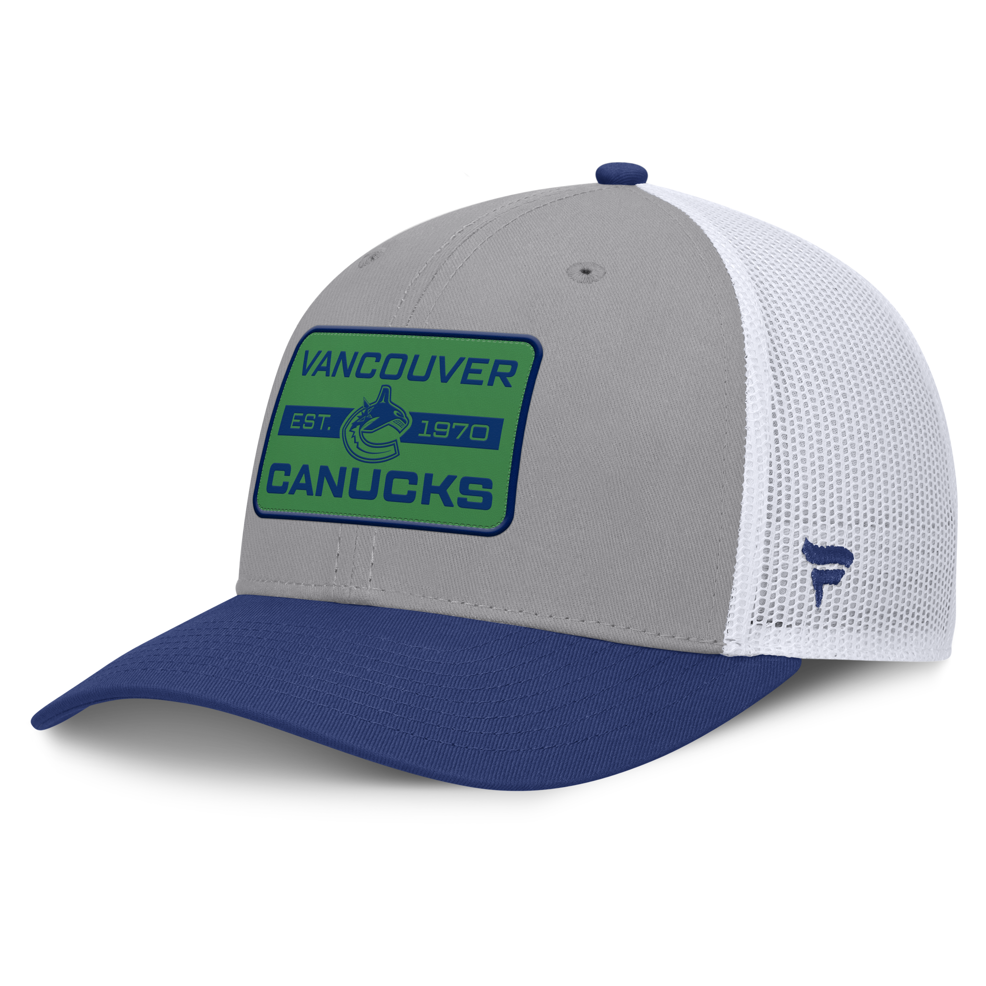 Fanatics Vancouver Canucks Fundamental Adapt Trucker Adjustable Hat