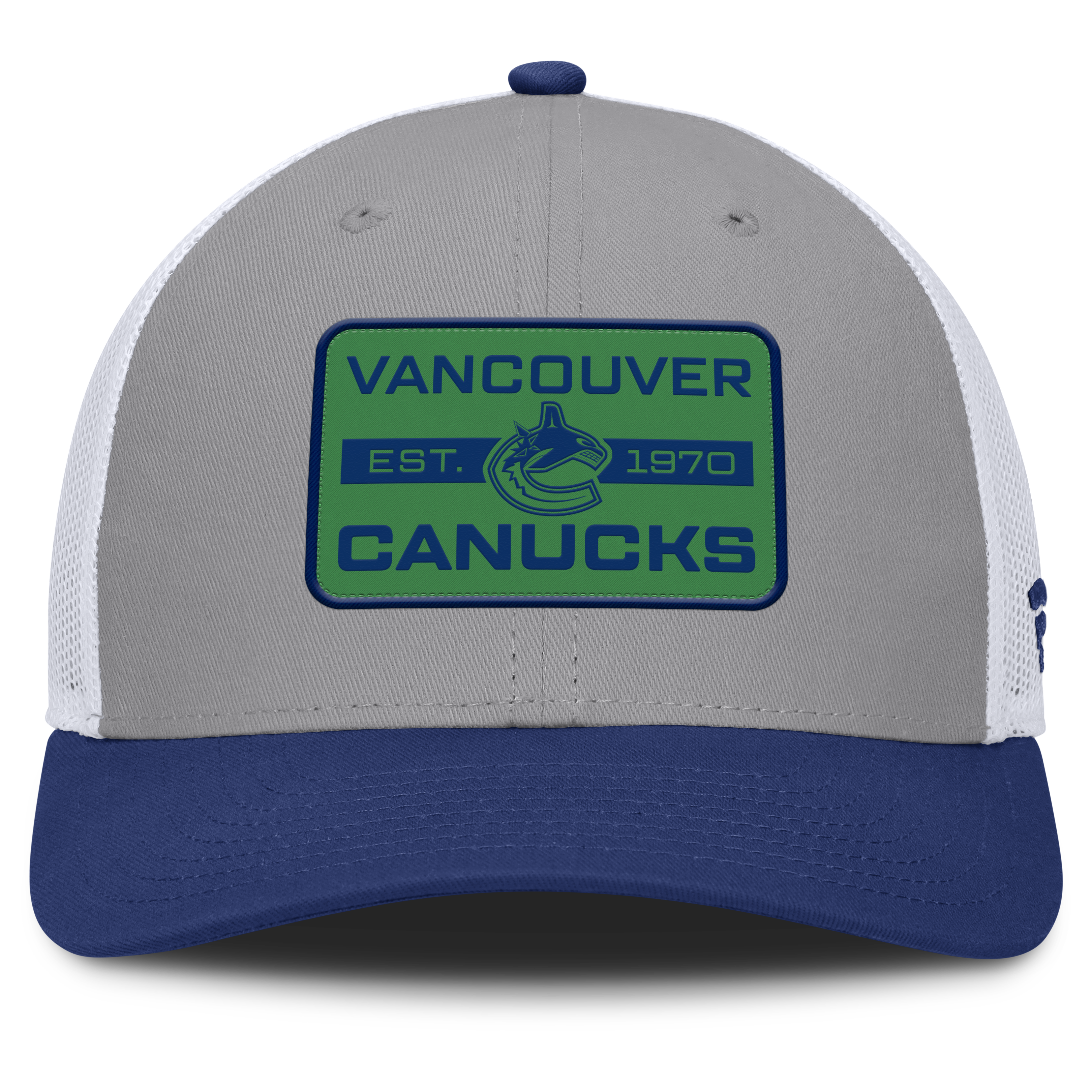 Fanatics Vancouver Canucks Fundamental Adapt Trucker Adjustable Hat