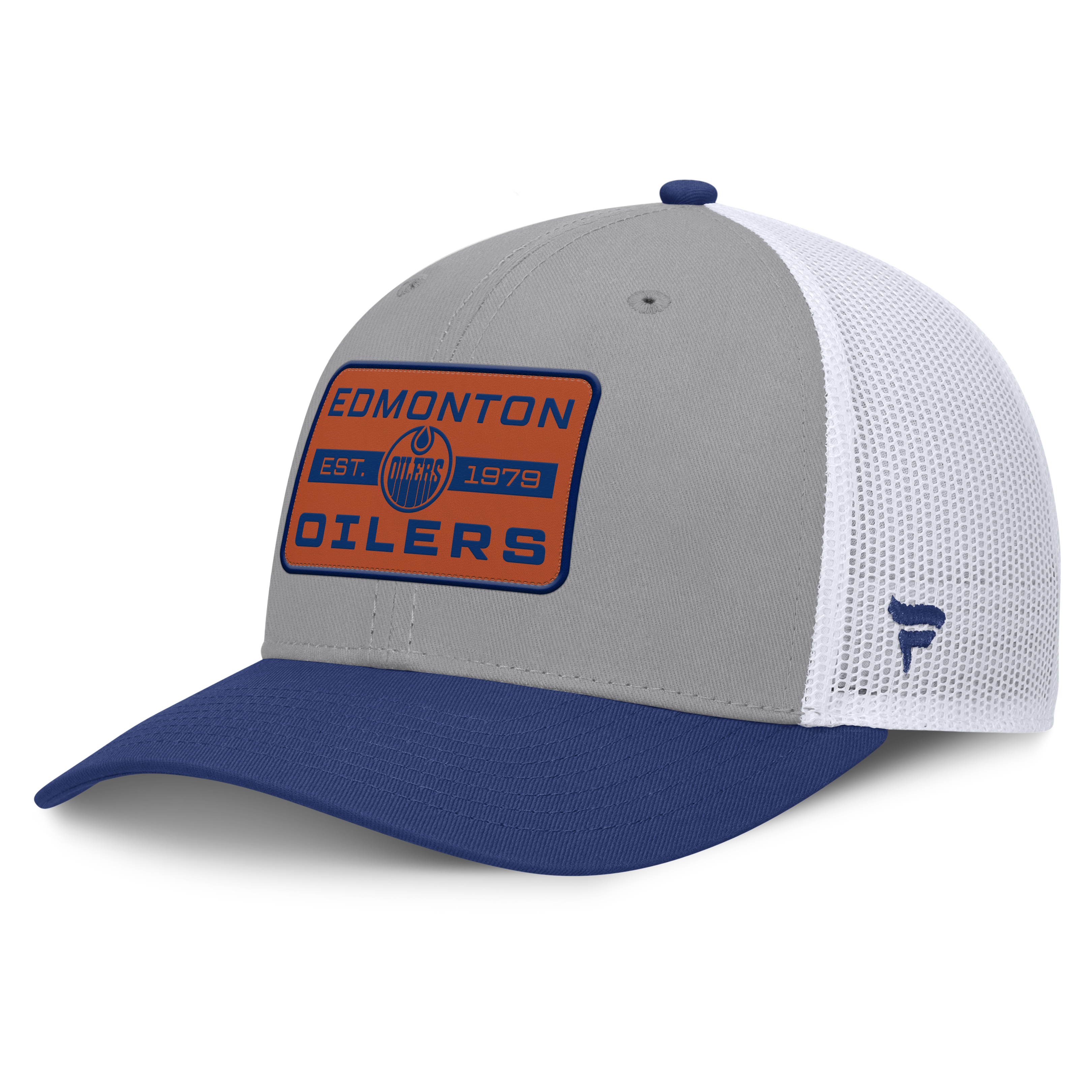 Fanatics Edmonton Oilers Fundamental Adapt Trucker Adjustable Hat