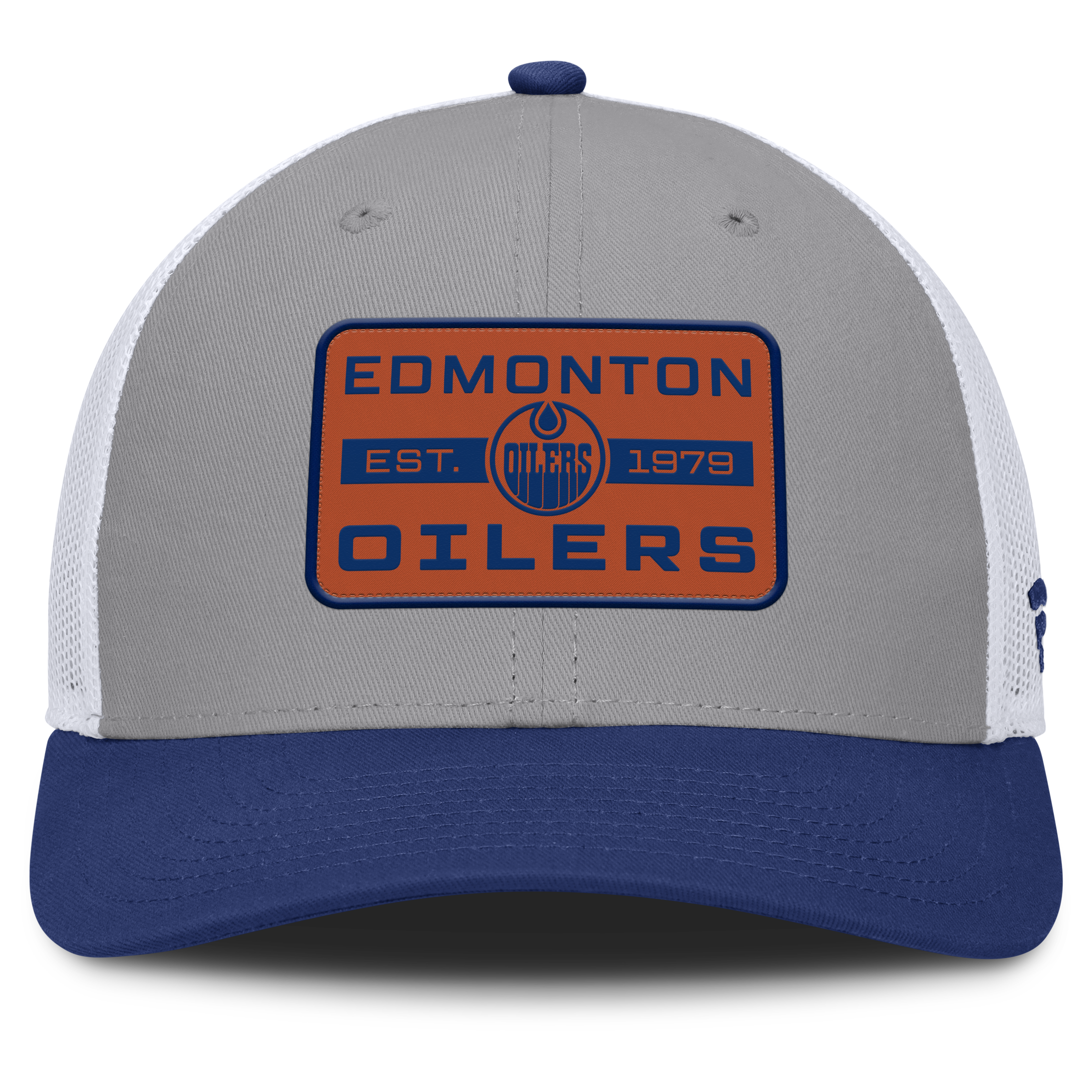 Fanatics Edmonton Oilers Fundamental Adapt Trucker Adjustable Hat