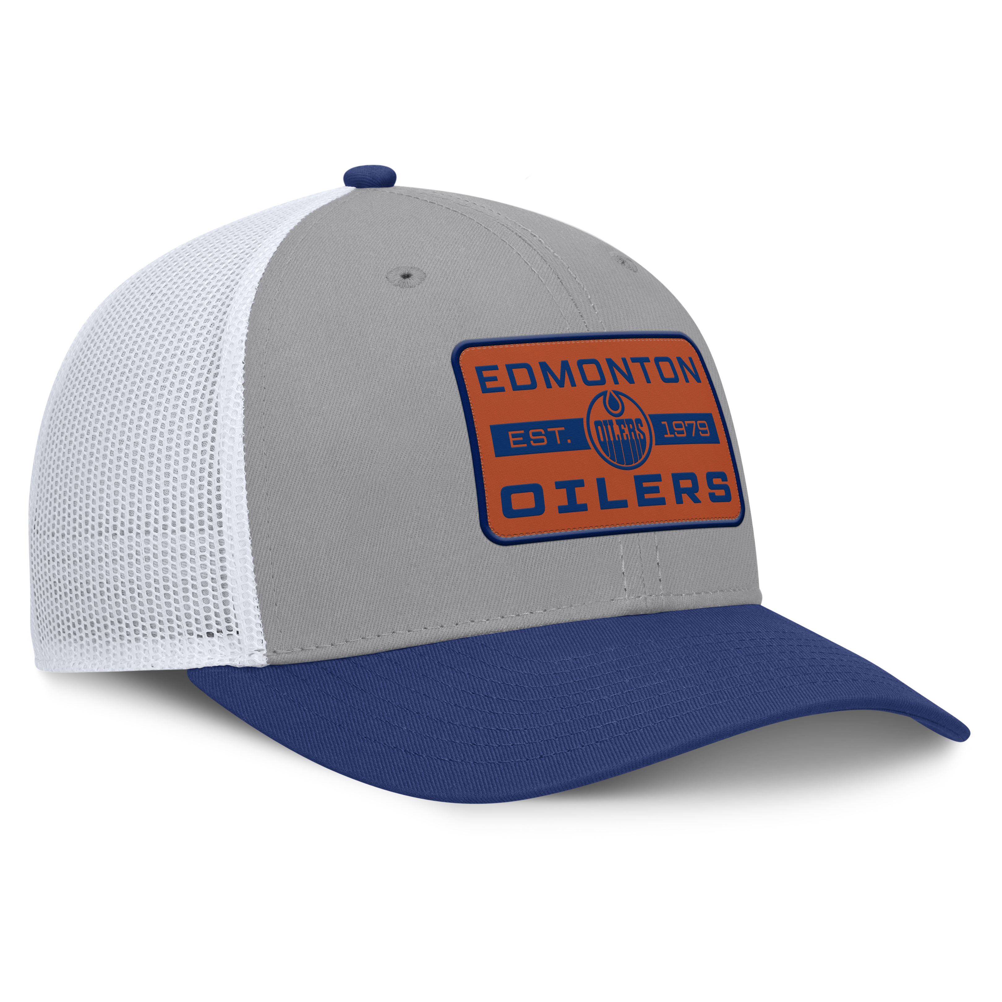 Fanatics Edmonton Oilers Fundamental Adapt Trucker Adjustable Hat