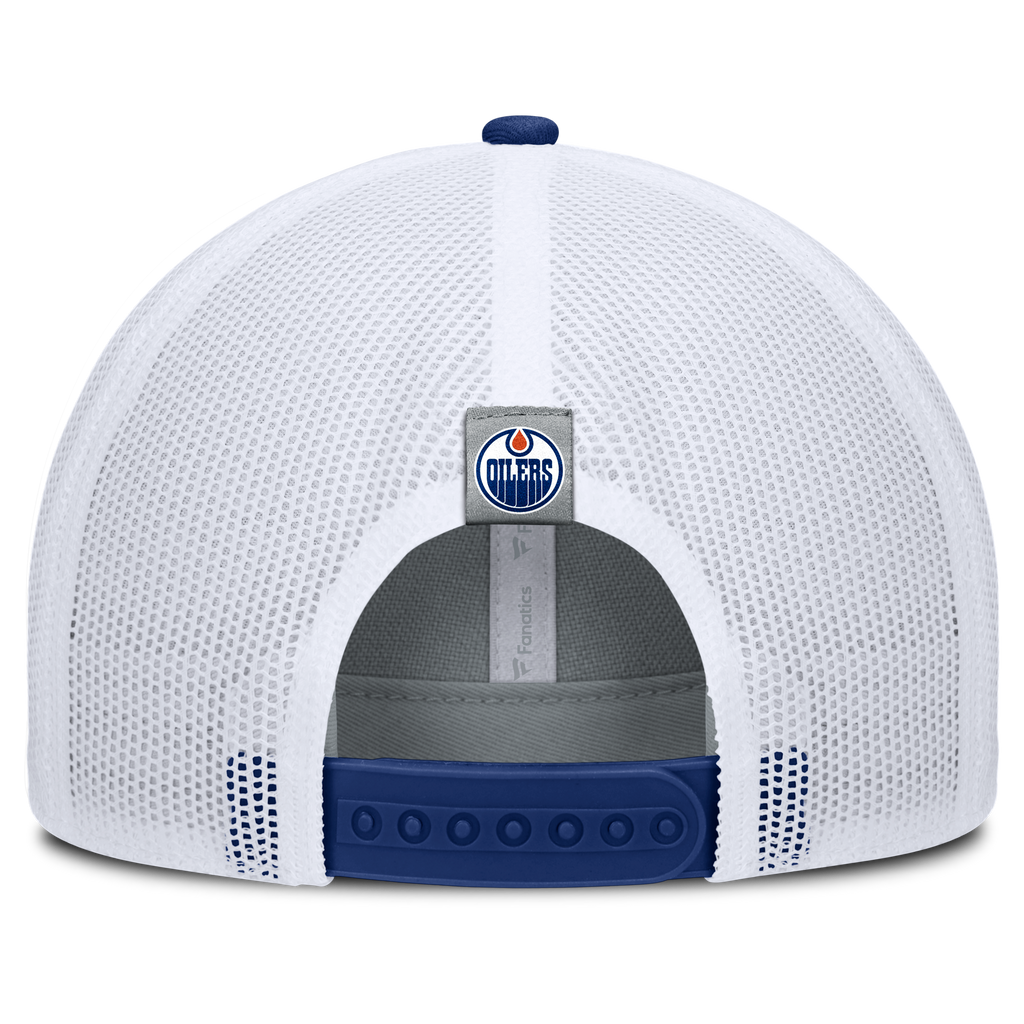 Fanatics Edmonton Oilers Fundamental Adapt Trucker Adjustable Hat