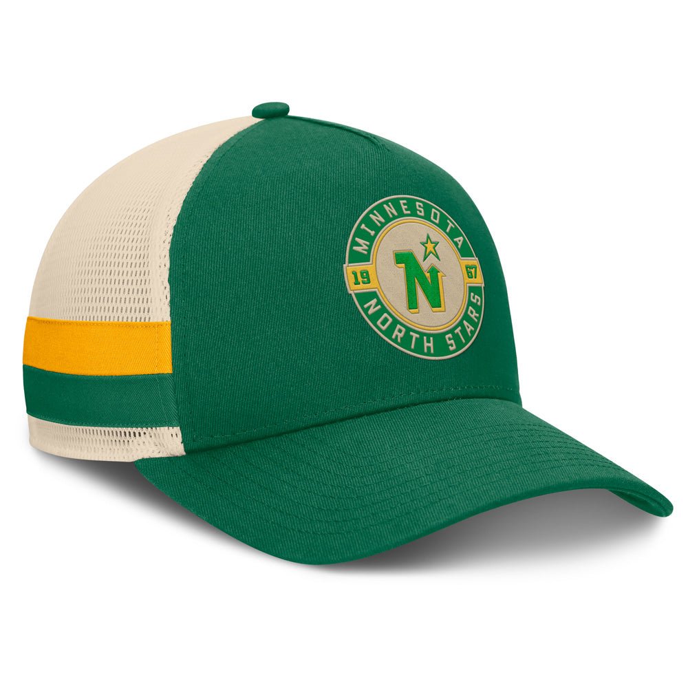 Fanatics Dallas Stars Prestige Vintage A-Frame Snapback Hat - three-quarter front right
