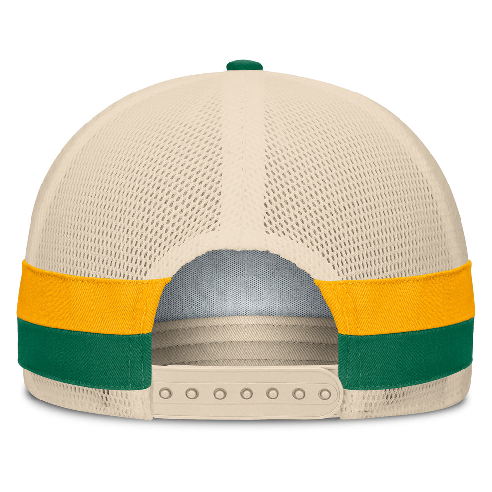 Fanatics Dallas Stars Prestige Vintage A-Frame Snapback Hat - rear view