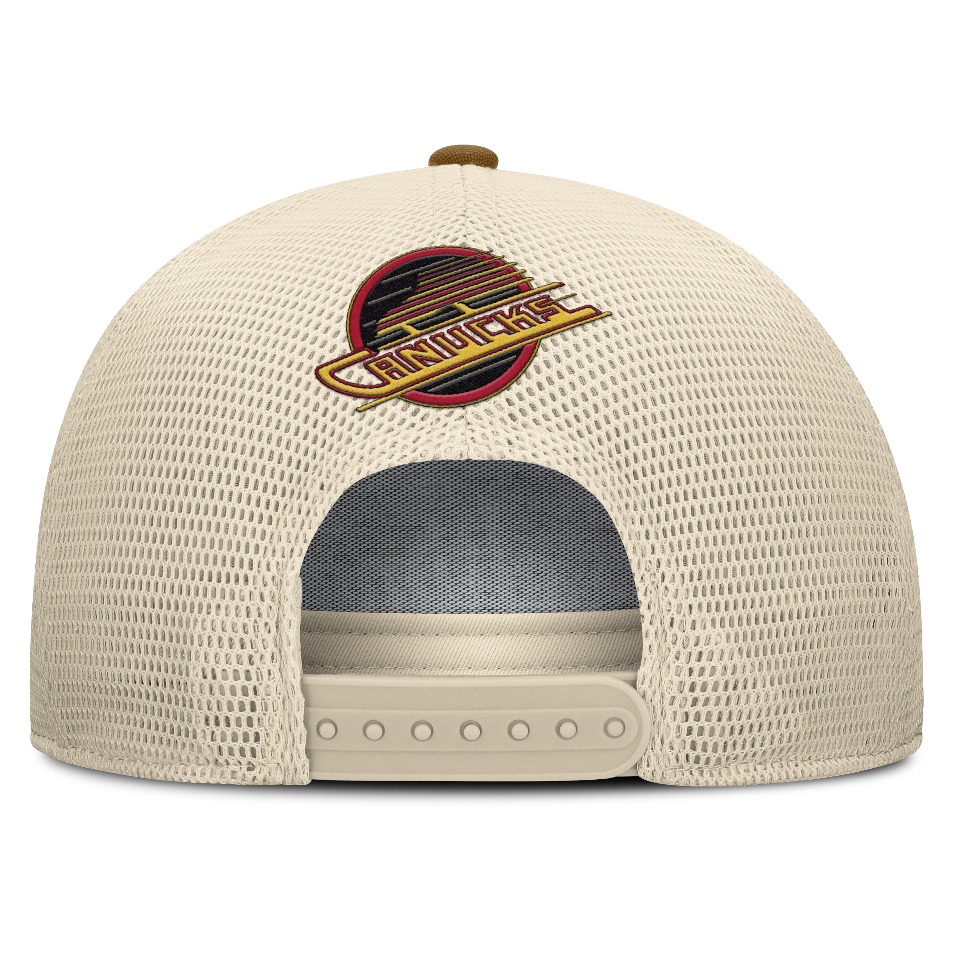 Fanatics Vancouver Canucks Heritage Fetch A-Frame Trucker Adjustable Hat