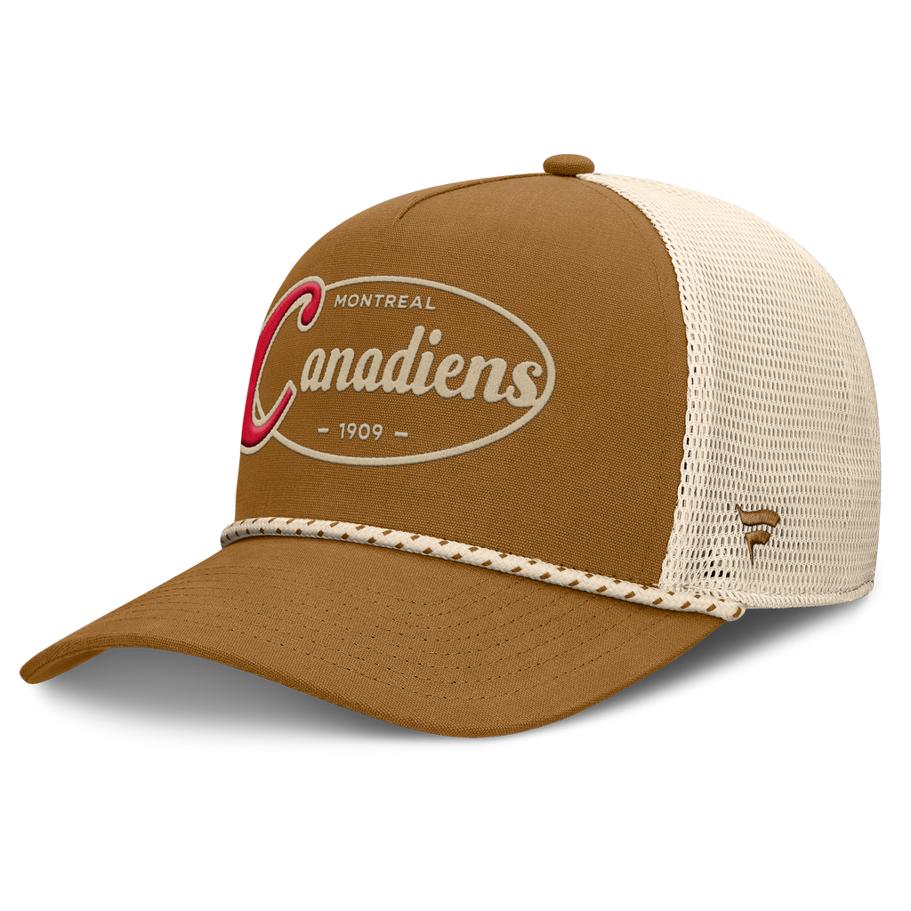 Fanatics Montreal Canadiens Heritage Fetch A-Frame Trucker Adjustable Hat