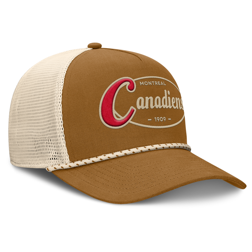 Fanatics Montreal Canadiens Heritage Fetch A-Frame Trucker Adjustable Hat