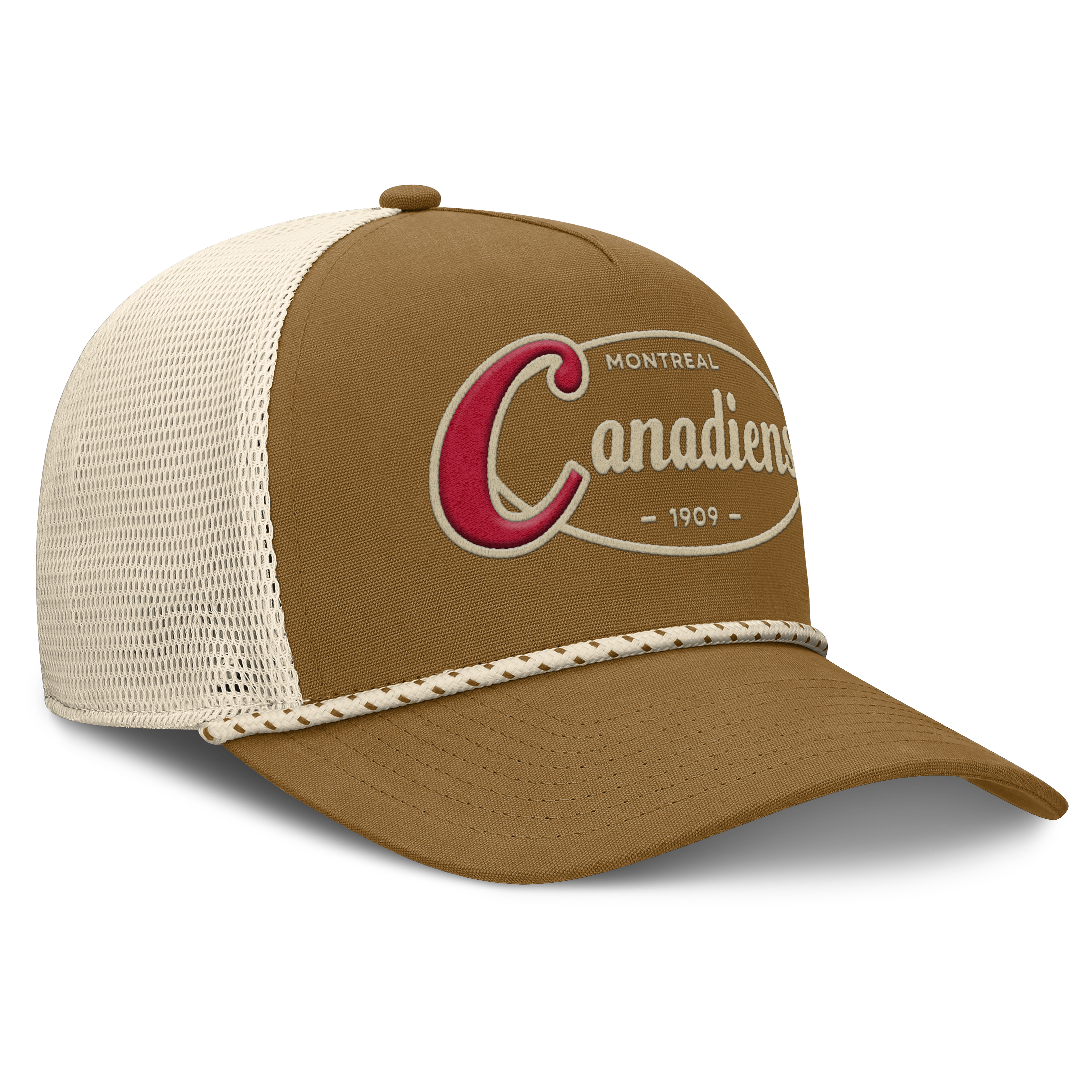 Fanatics Montreal Canadiens Heritage Fetch A-Frame Trucker Adjustable Hat