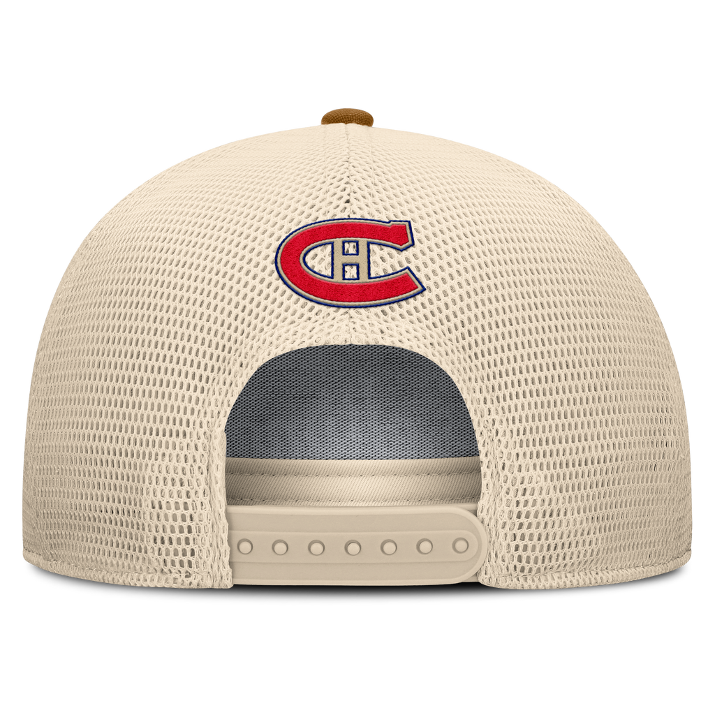Fanatics Montreal Canadiens Heritage Fetch A-Frame Trucker Adjustable Hat