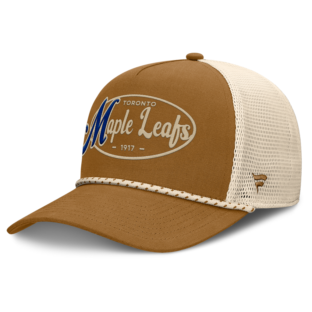 Fanatics Toronto Maple Leafs Heritage Fetch A-Frame Trucker Adjustable Hat