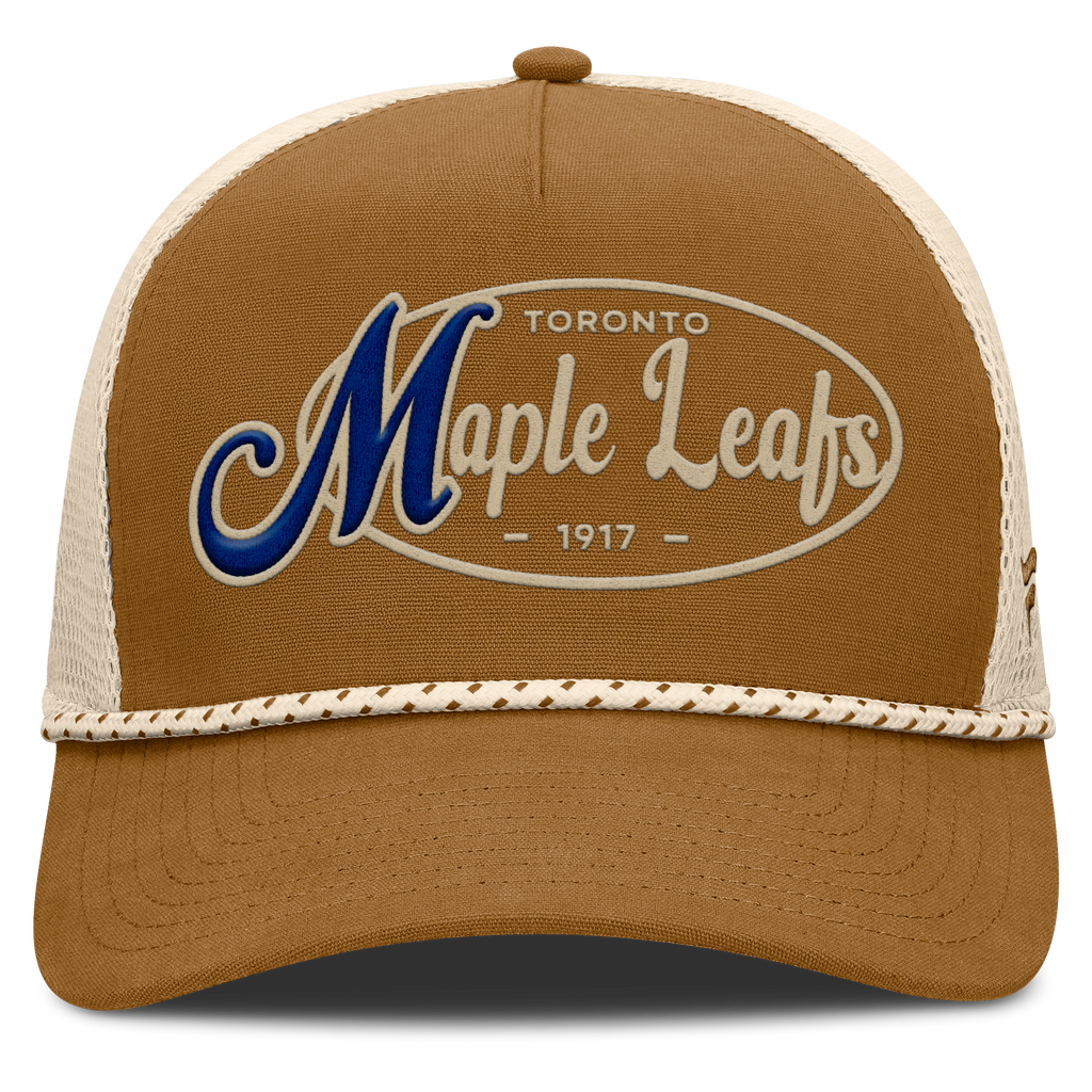 Fanatics Toronto Maple Leafs Heritage Fetch A-Frame Trucker Adjustable Hat