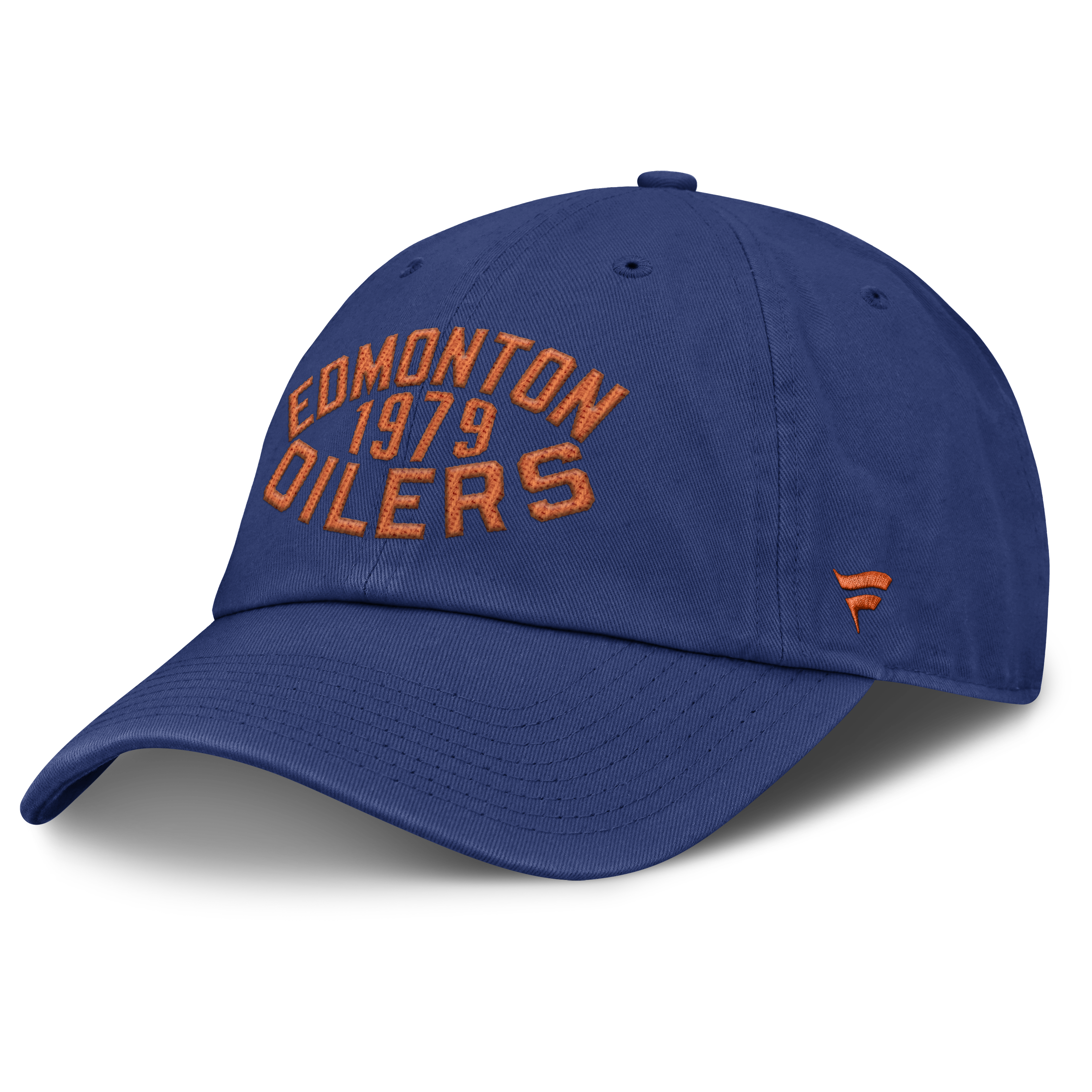 Fanatics Edmonton Oilers Fanatics Blue Archer Unstructured Adjustable Hat