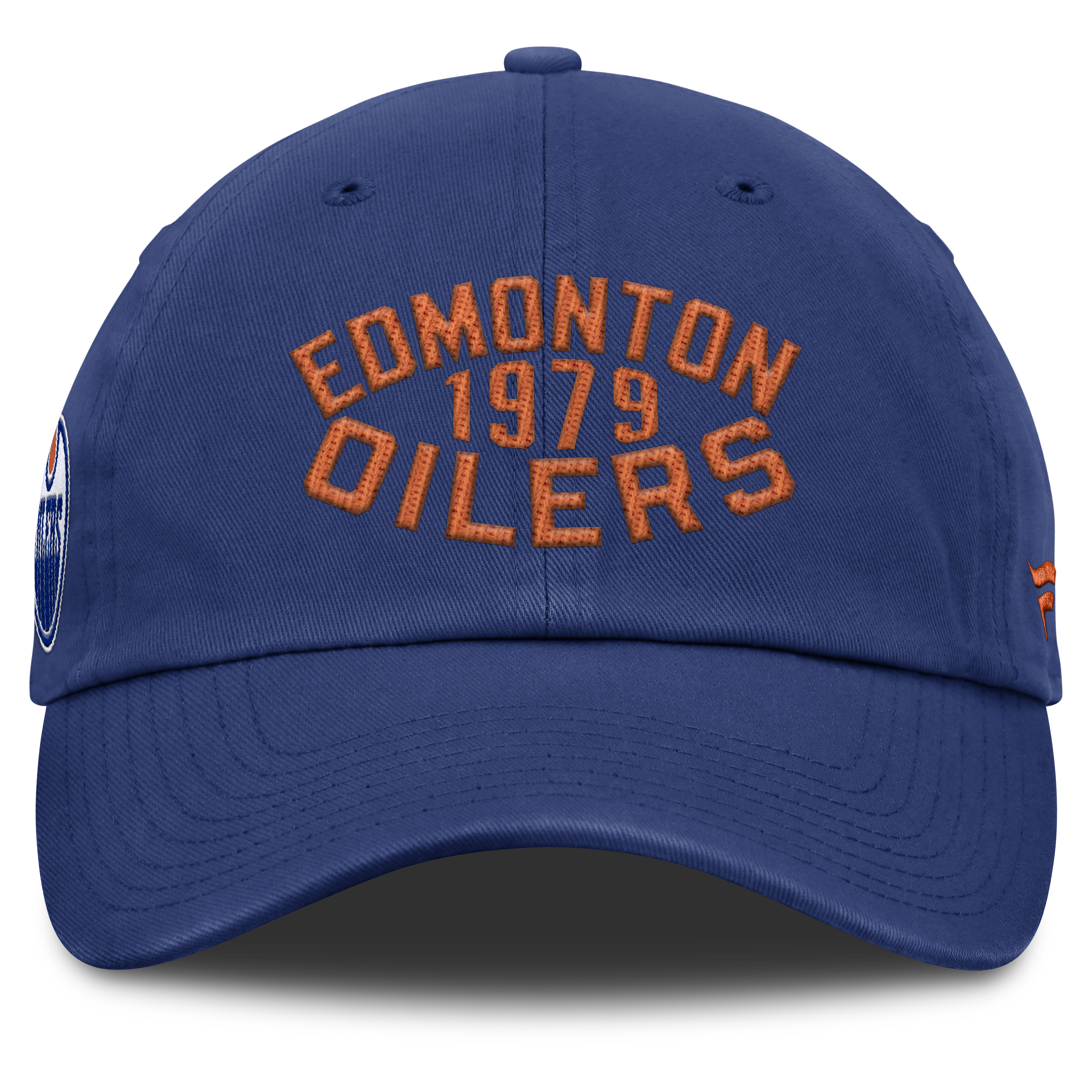Fanatics Edmonton Oilers Fanatics Blue Archer Unstructured Adjustable Hat