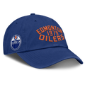 Fanatics Edmonton Oilers Fanatics Blue Archer Unstructured Adjustable Hat