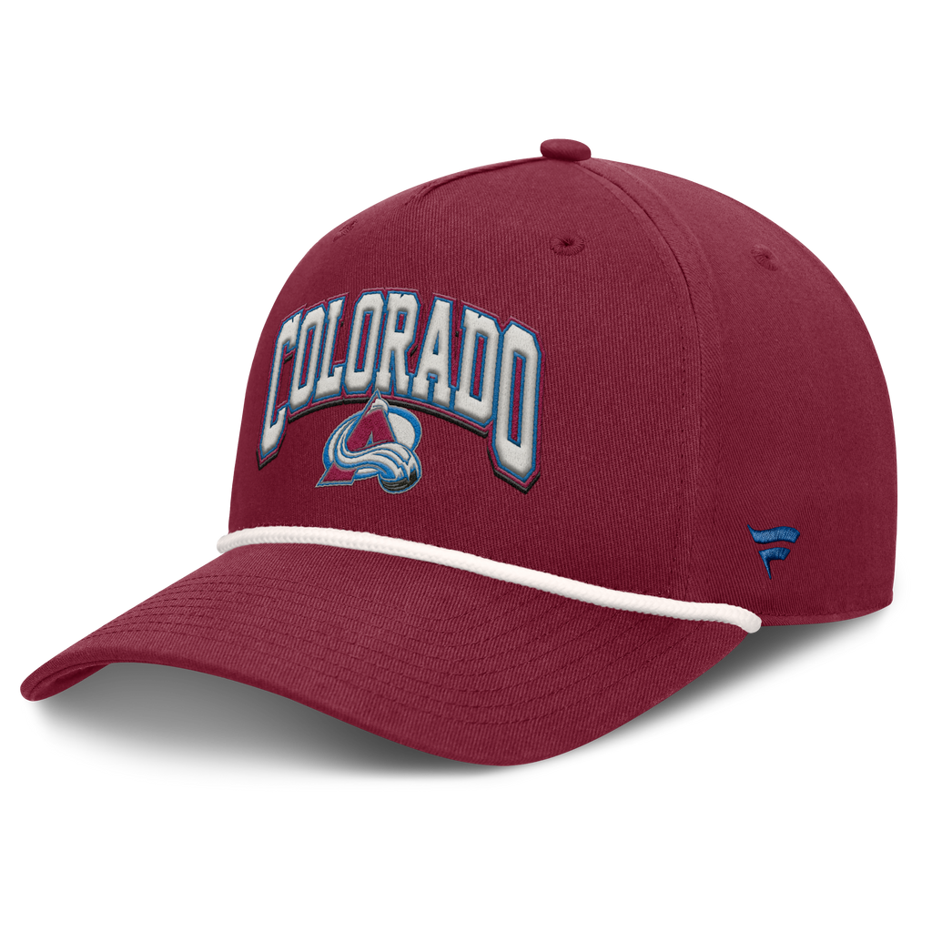 Fanatics Colorado Avalanche Decades Collection A-Frame Rope Adjustable Hat