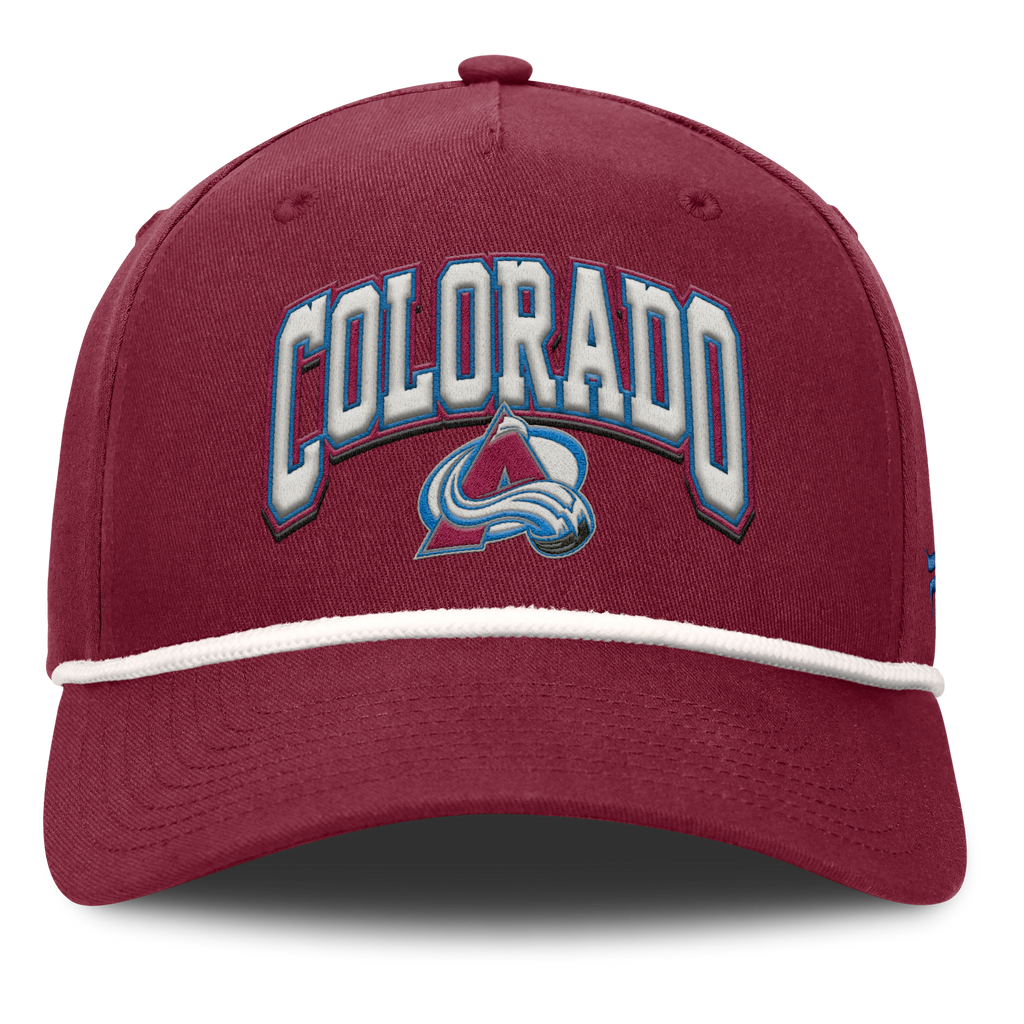 Fanatics Colorado Avalanche Decades Collection A-Frame Rope Adjustable Hat