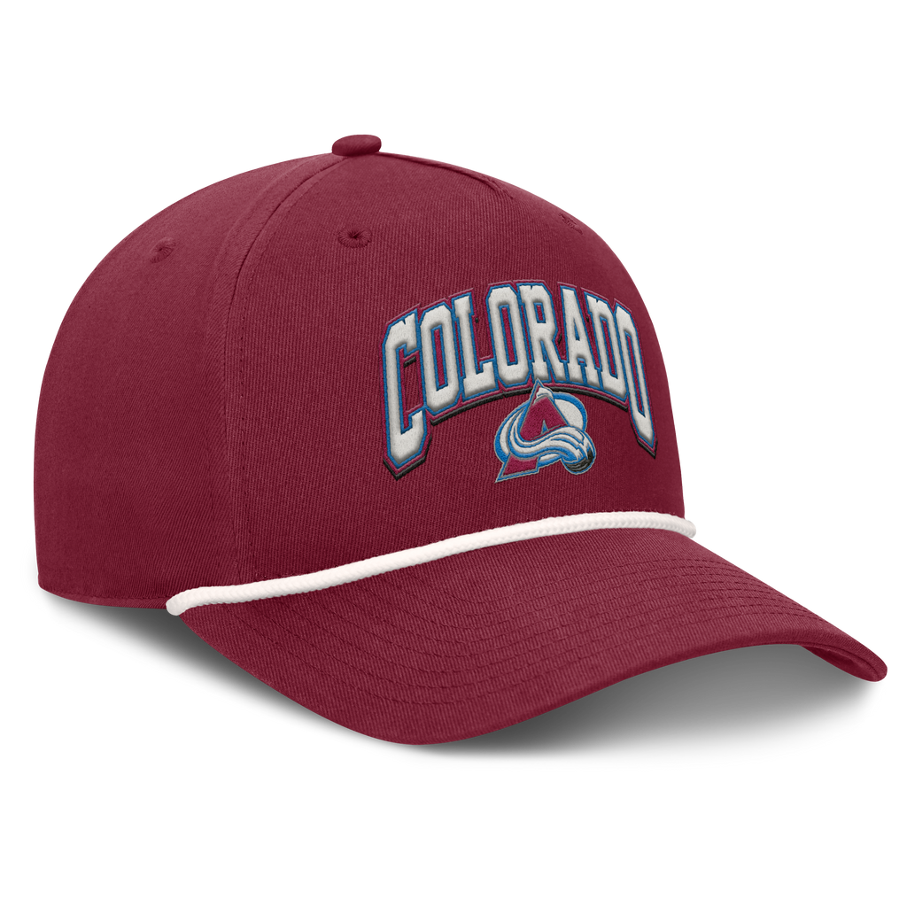 Fanatics Colorado Avalanche Decades Collection A-Frame Rope Adjustable Hat