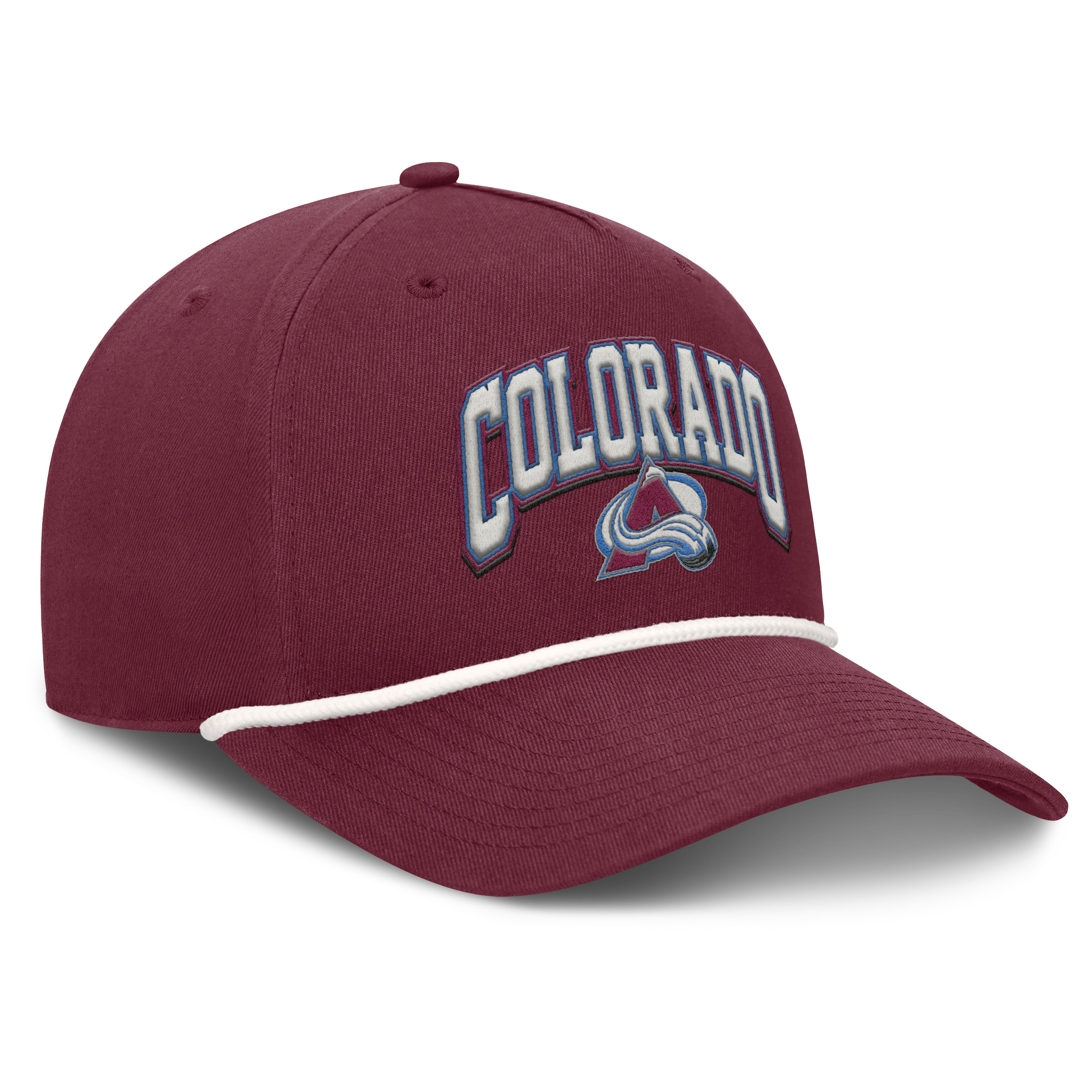 Fanatics Colorado Avalanche Decades Collection A-Frame Rope Adjustable Hat