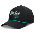 Fanatics San Jose Sharks Decades Collection A-Frame Rope Adjustable Hat