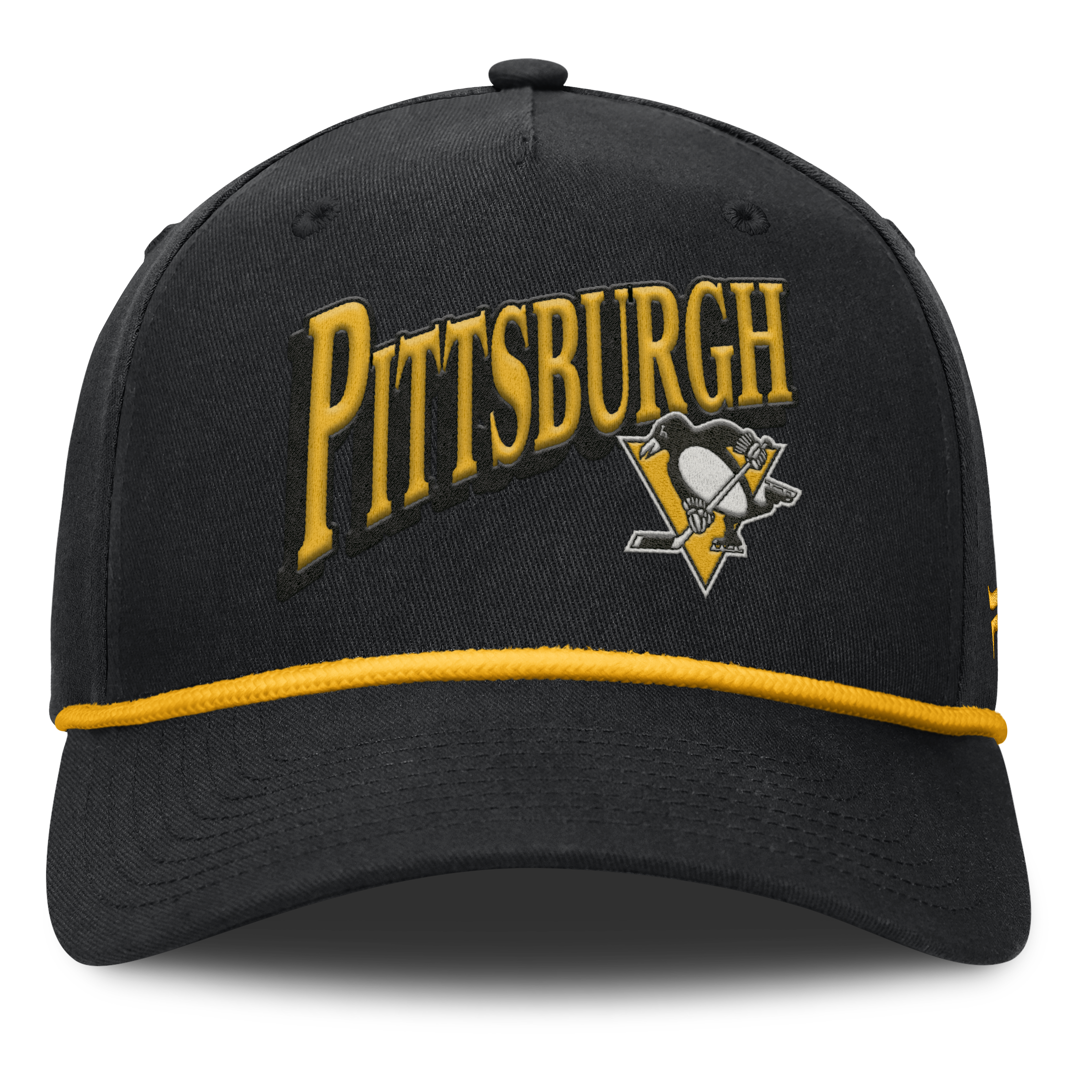 Fanatics Pittsburgh Penguins Decades Collection A-Frame Rope Adjustable Hat
