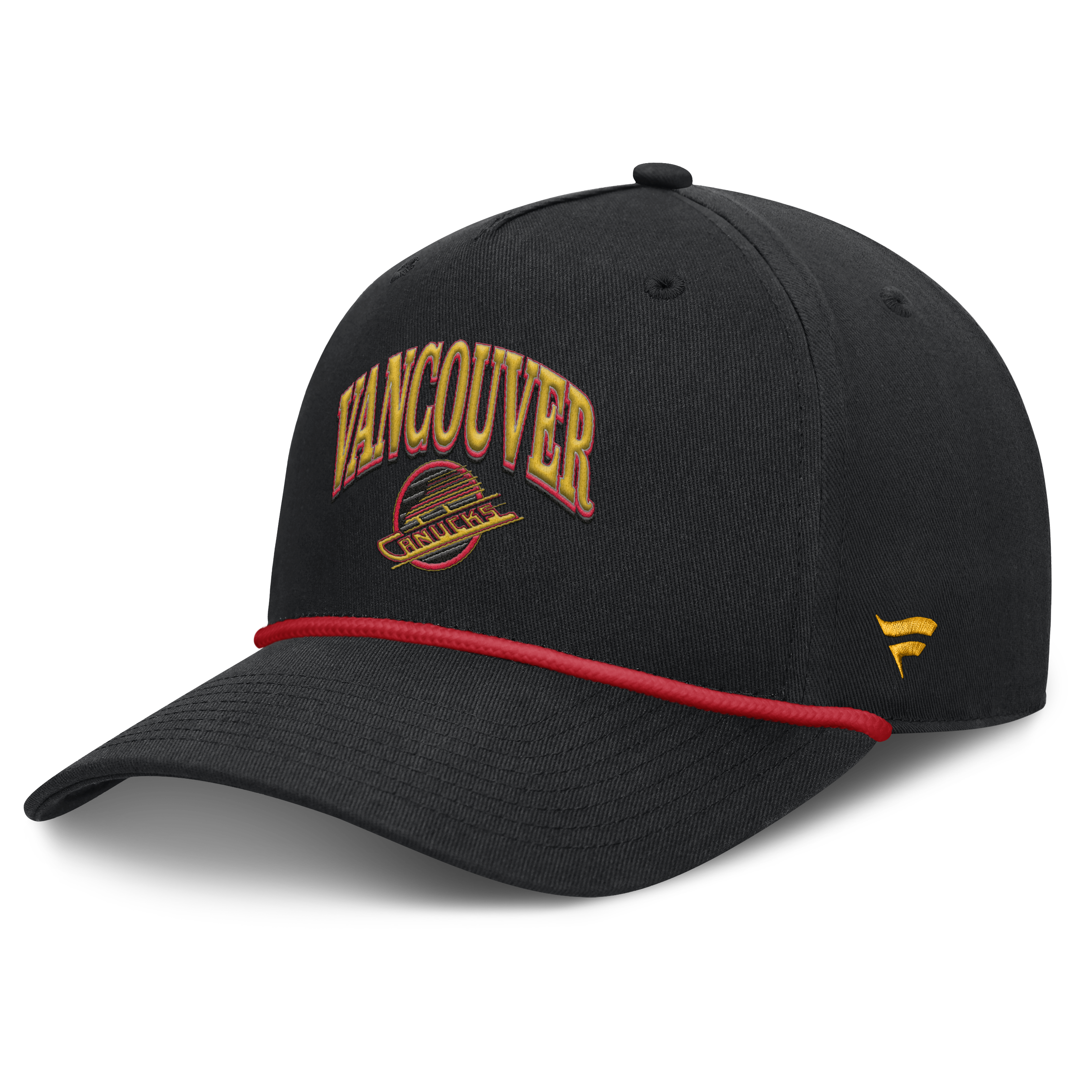Fanatics Vancouver Canucks Decades Collection A-Frame Rope Adjustable Hat