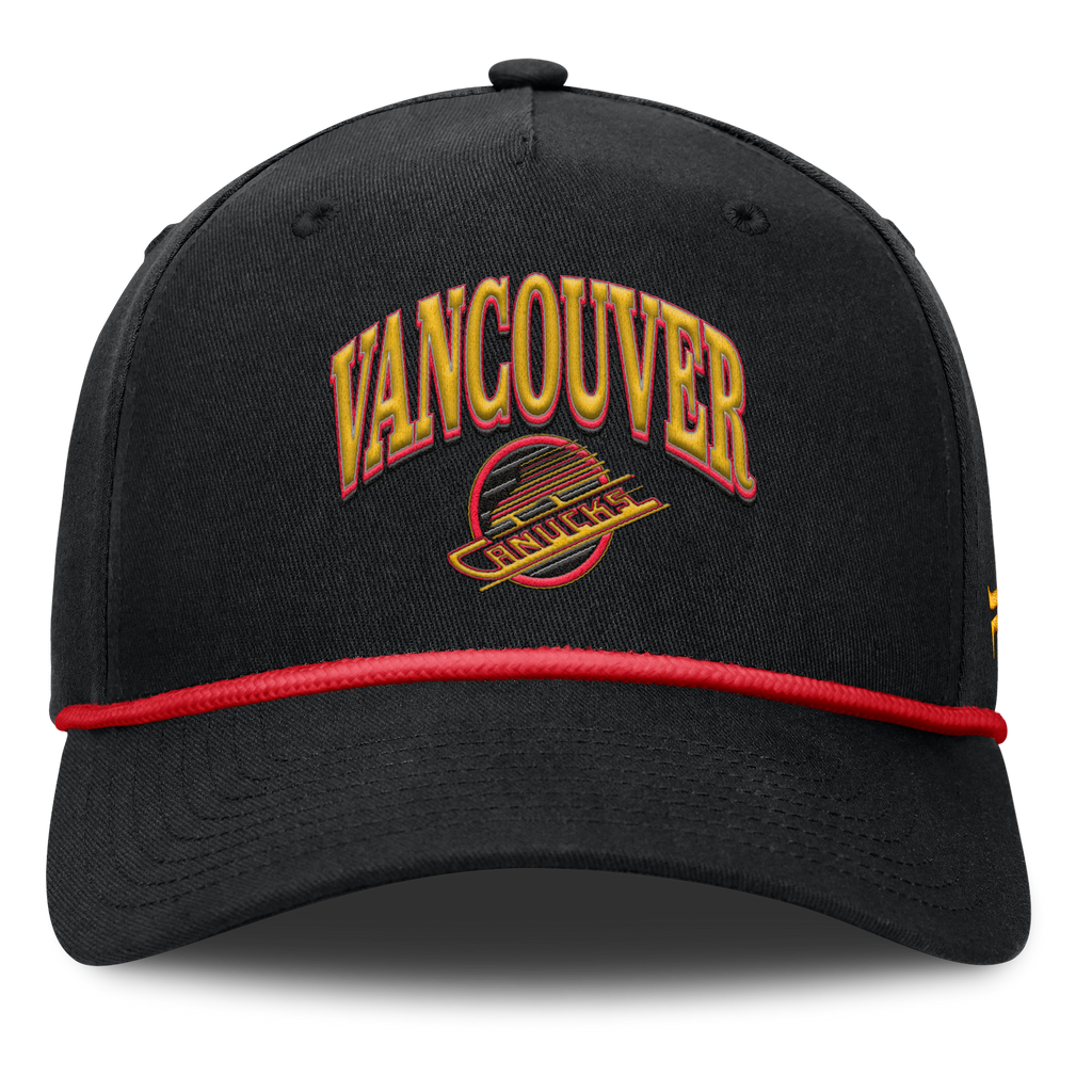 Fanatics Vancouver Canucks Decades Collection A-Frame Rope Adjustable Hat