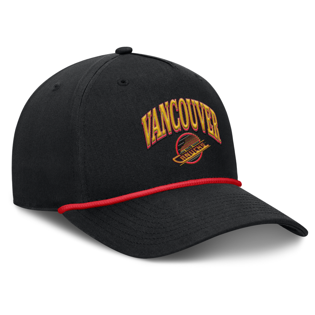 Fanatics Vancouver Canucks Decades Collection A-Frame Rope Adjustable Hat
