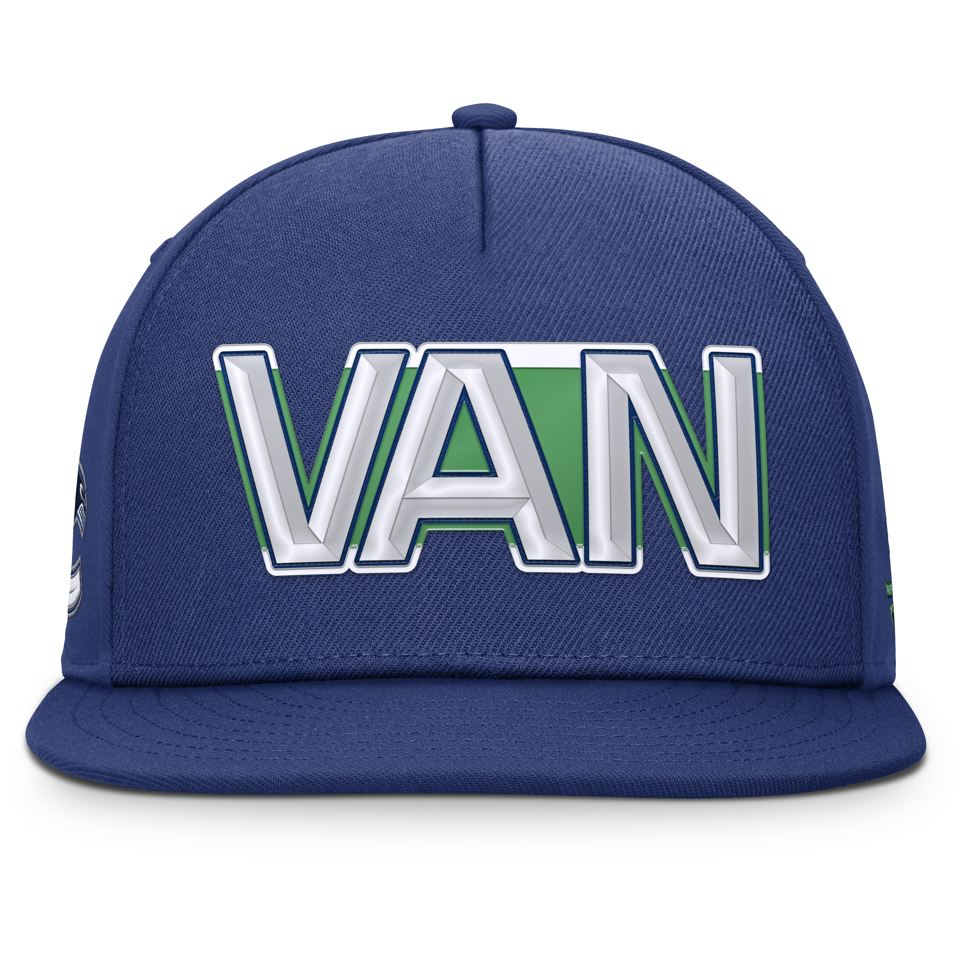 Fanatics Vancouver Canucks Authentic Pro Rink Team Code Snapback Hat