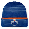 Fanatics Edmonton Oilers Authentic Pro Rink 9 Cuffed Beanie - front