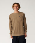 Rip Curl Men's Grid Crew - WALNUT