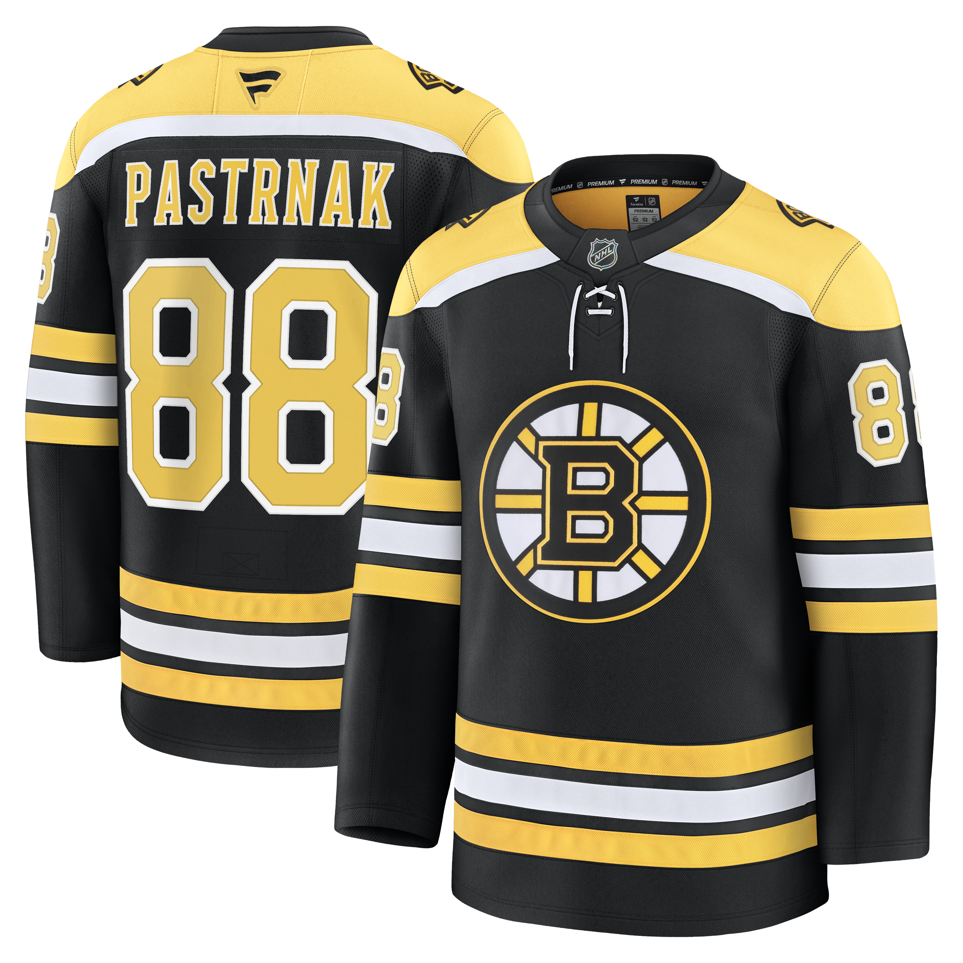 David Pastrnak Boston Bruins Home Premium Jersey
