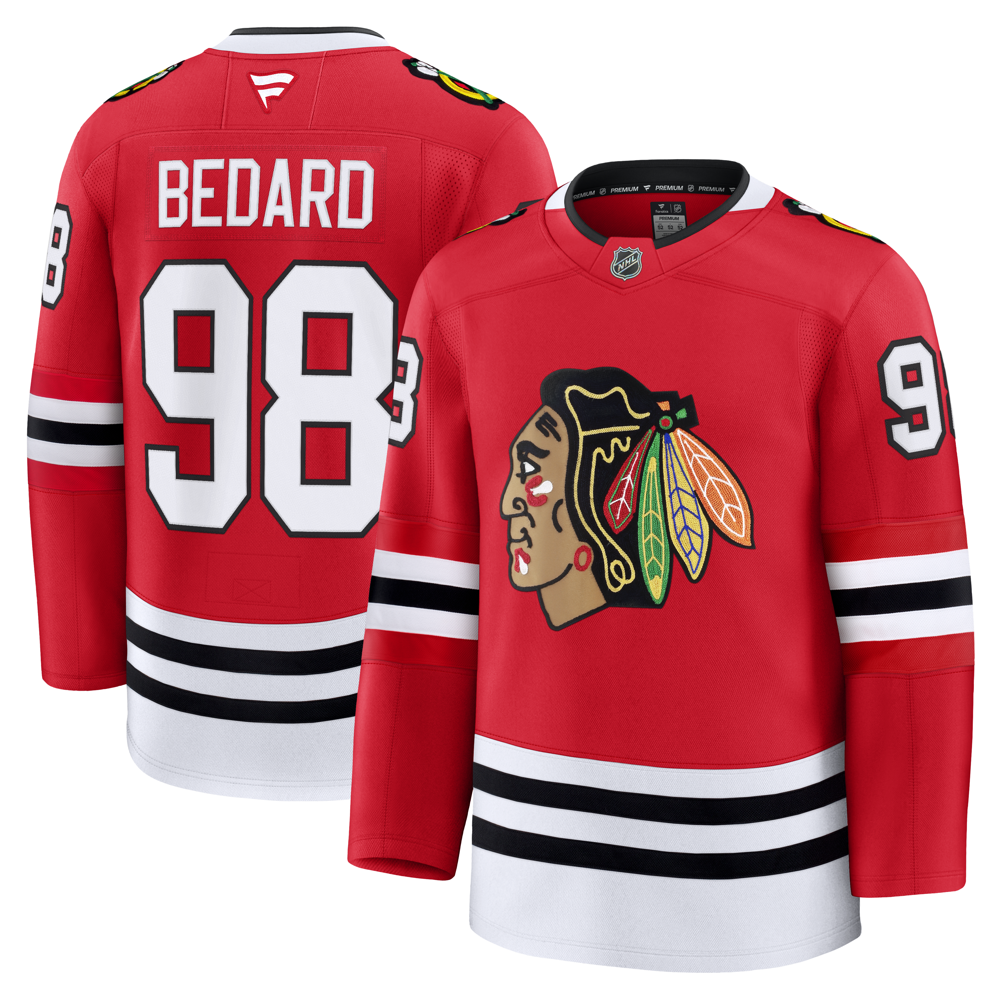 Fanatics Chicago Blackhawks Home Premium Jersey - Connor Bedard