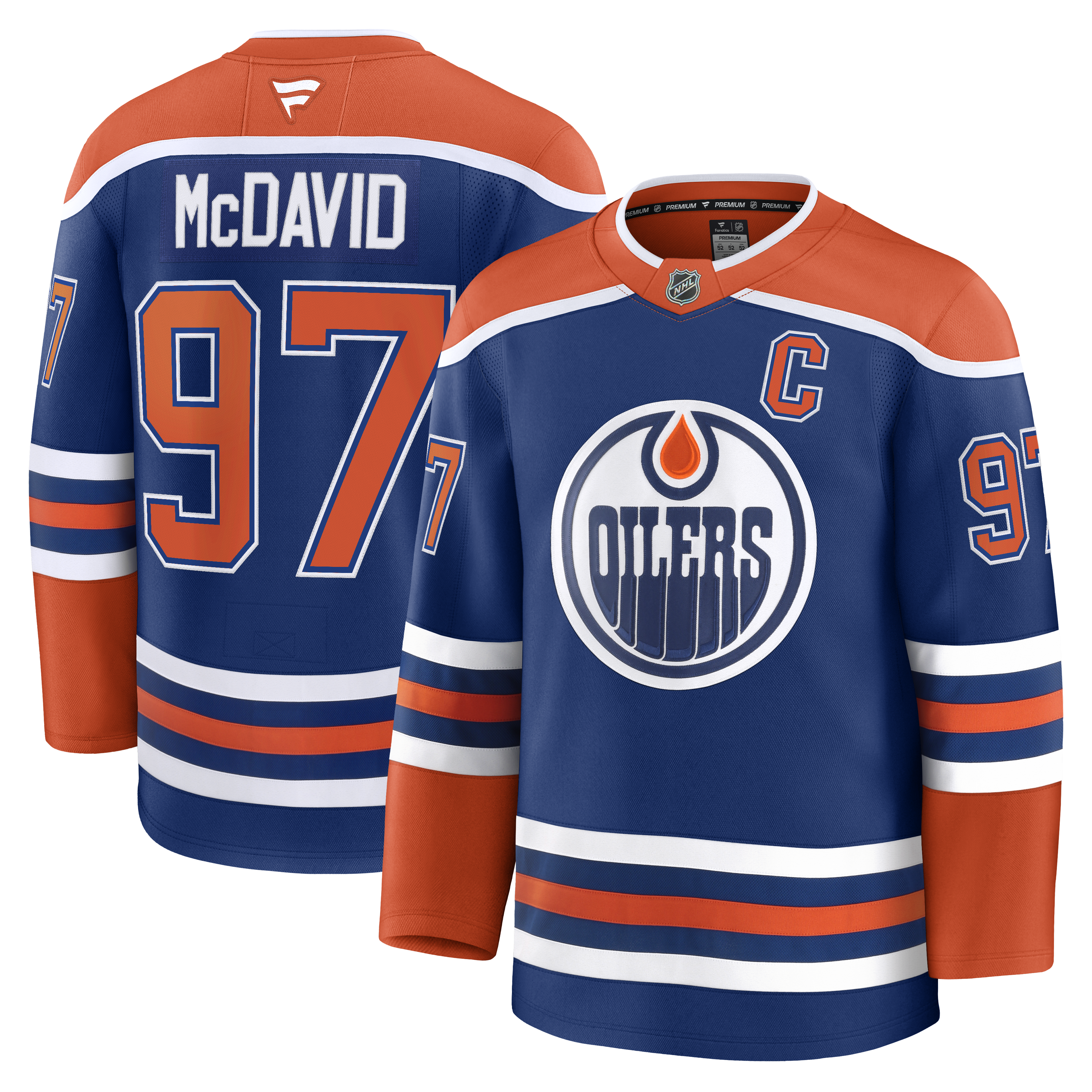 Fanatics Edmonton Oilers Home Premium Jersey - Connor McDavid