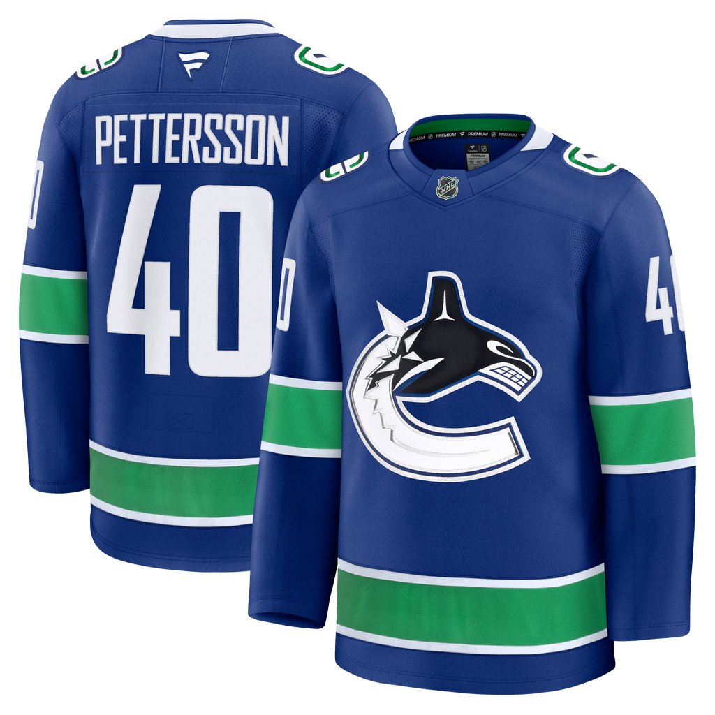 Fanatics Vancouver Canucks Elias Pettersson Home Premium Jersey