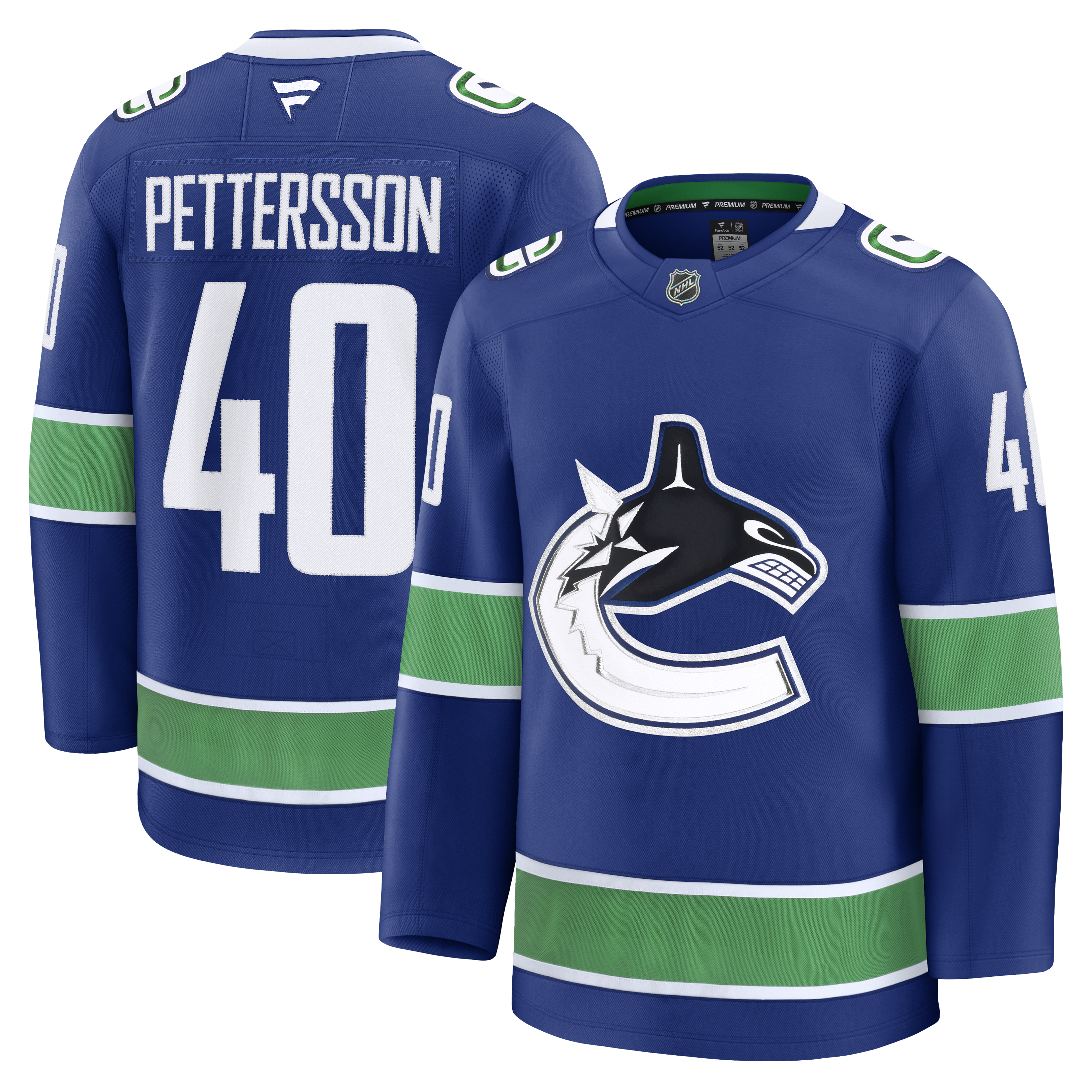 Fanatics Vancouver Canucks Elias Pettersson Home Premium Jersey
