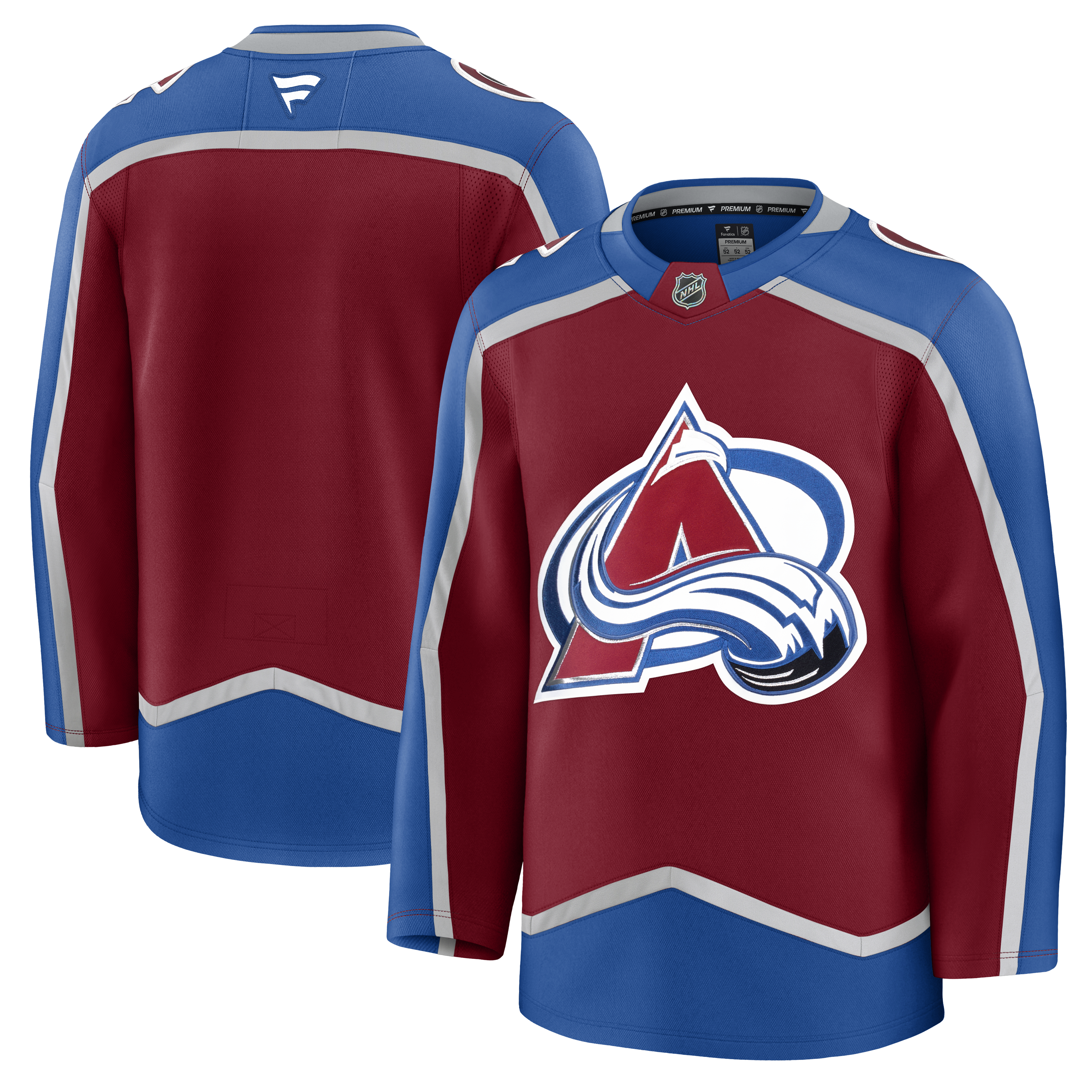 Colorado Avalanche Home Premium Jersey - Blank