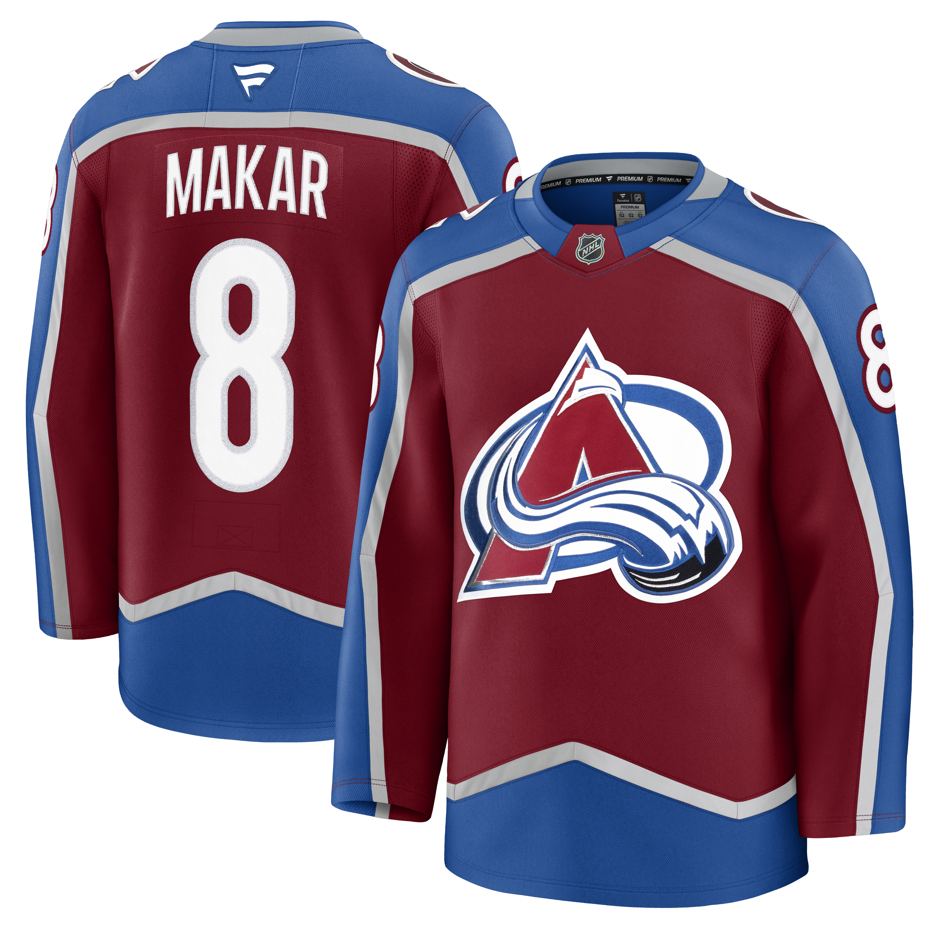 Cale Makar Colorado Avalanche Home Premium Jersey