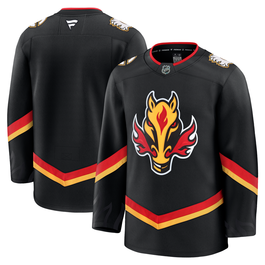 Calgary Flames Alternate Premium Jersey - Blank
