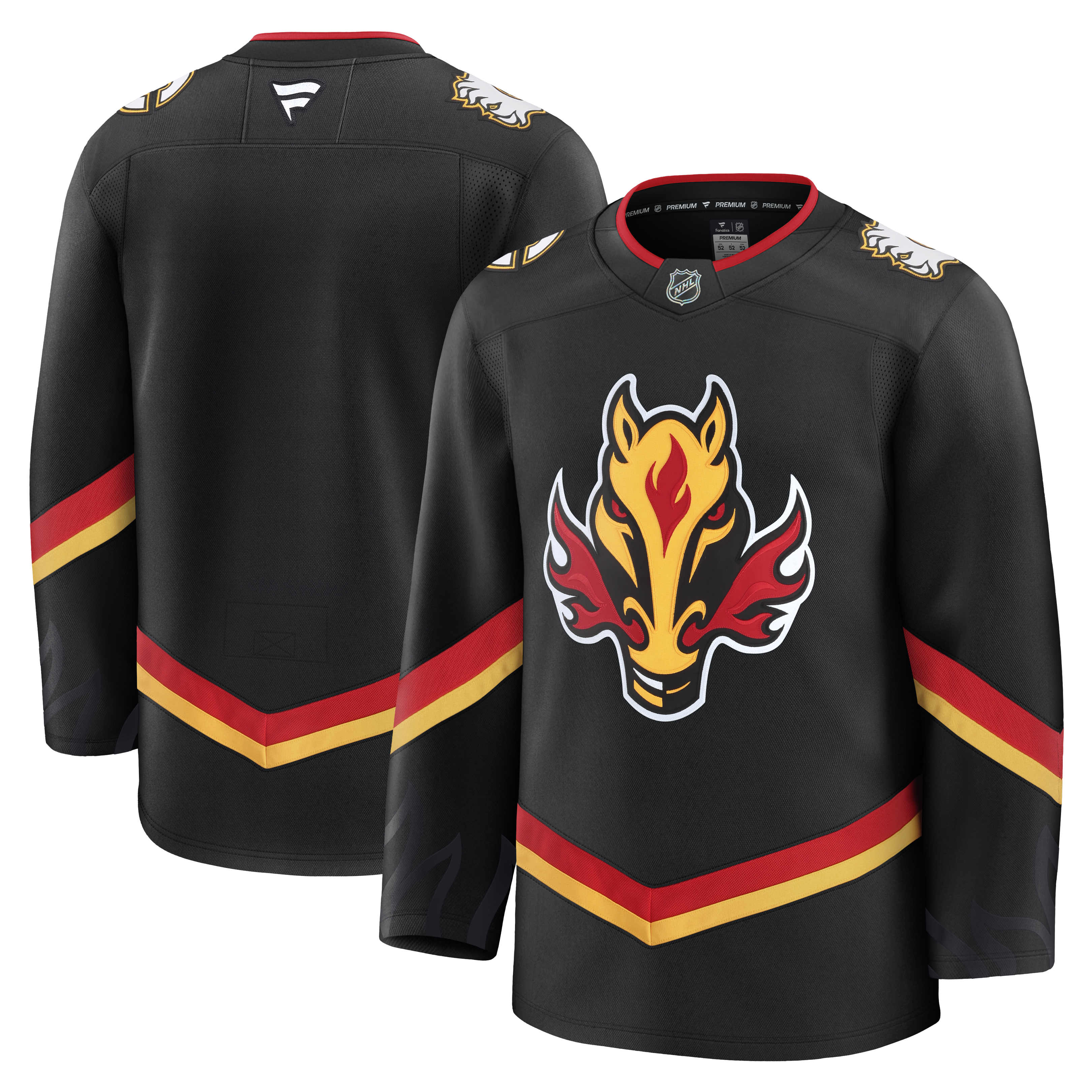Calgary Flames Alternate Premium Jersey - Blank