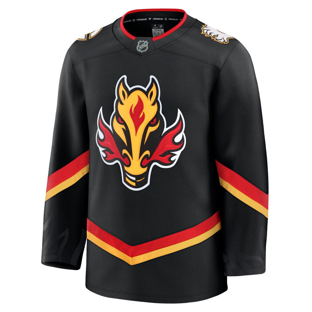 Calgary Flames Alternate Premium Jersey - Blank