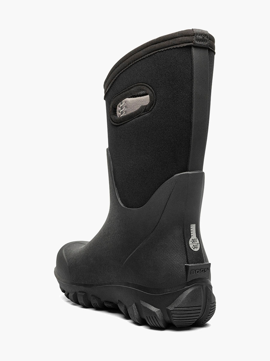 Bogs Kids' Classic Seamless Winter Boots - Black - heel