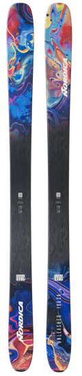 Nordica Unleashed 106 CA Skis - Red/Yellow, top sheet