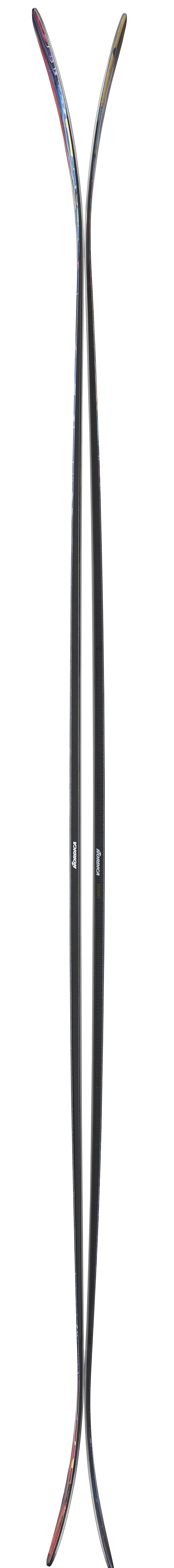 Nordica Unleashed 106 CA Skis - Red/Yellow, tip detail