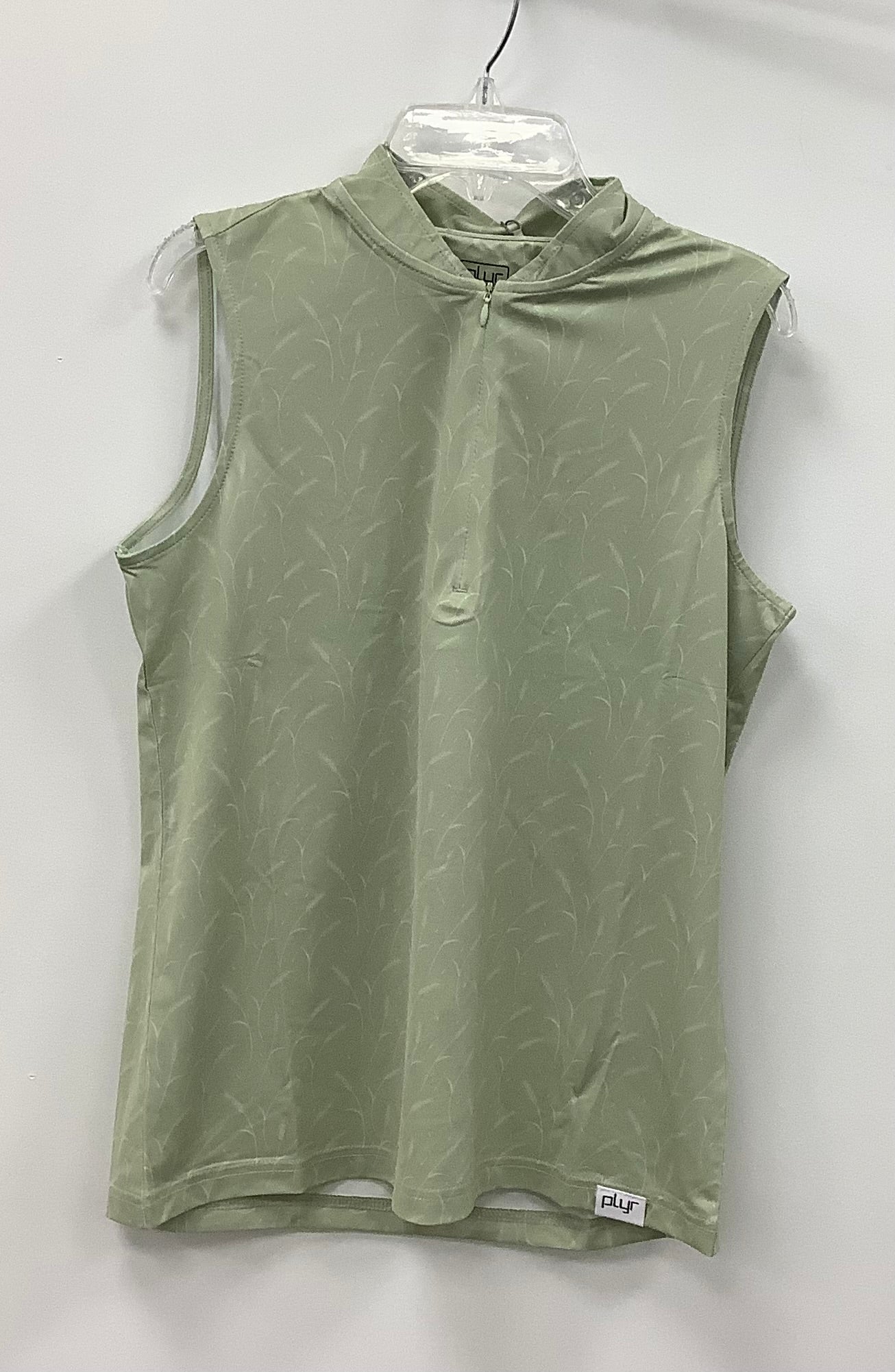 plyr Women's Prairie Wheat Polo Sage Green